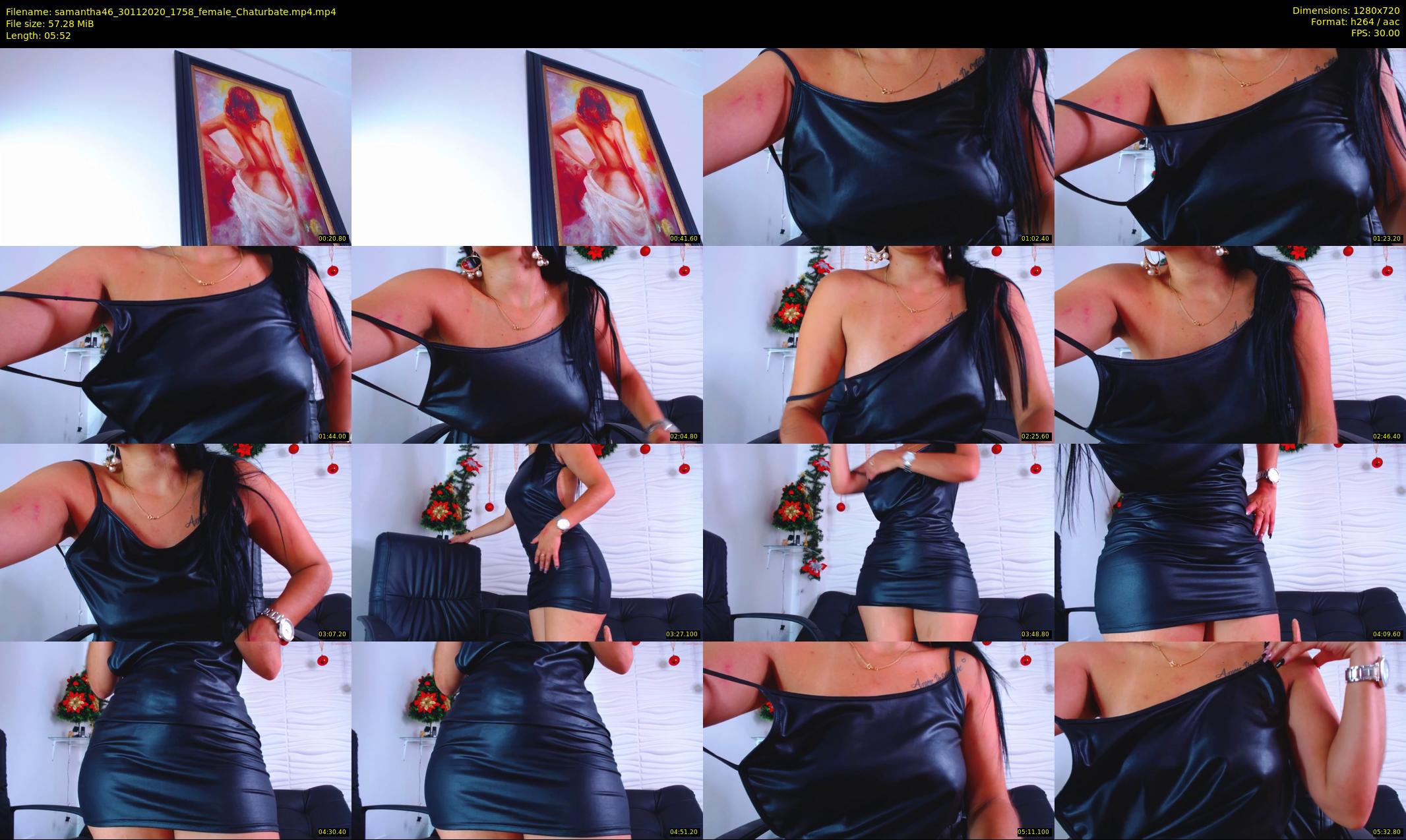 samantha46 — 6 minute Chaturbate female cam show recording, 720p, Nov 30, 2020