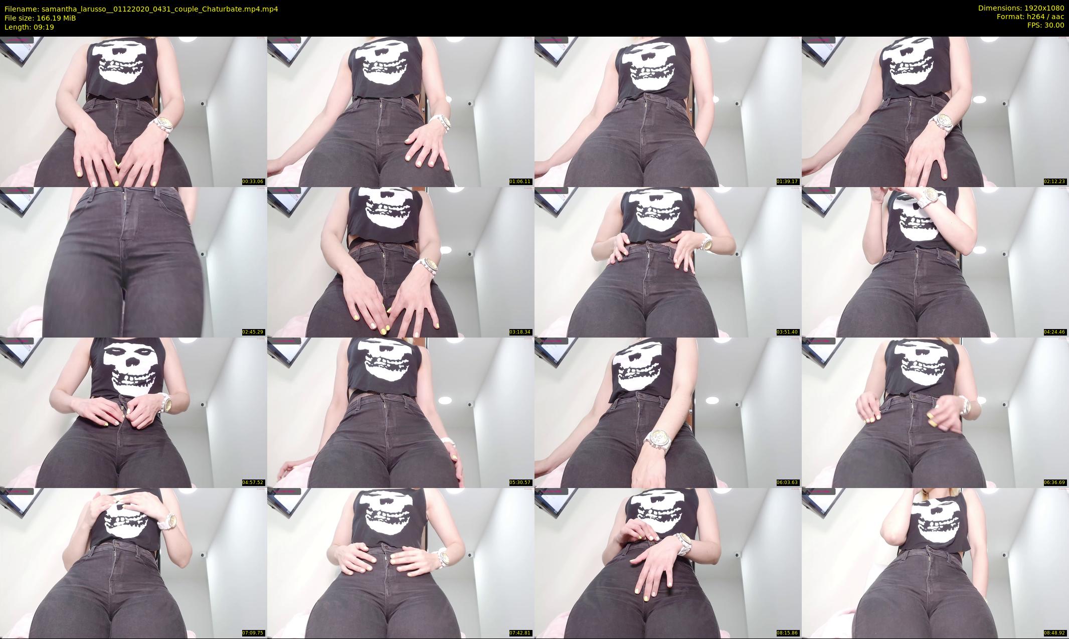samantha_larusso_ — 10 minute Chaturbate couple cam show recording, 1080p, Dec 1, 2020