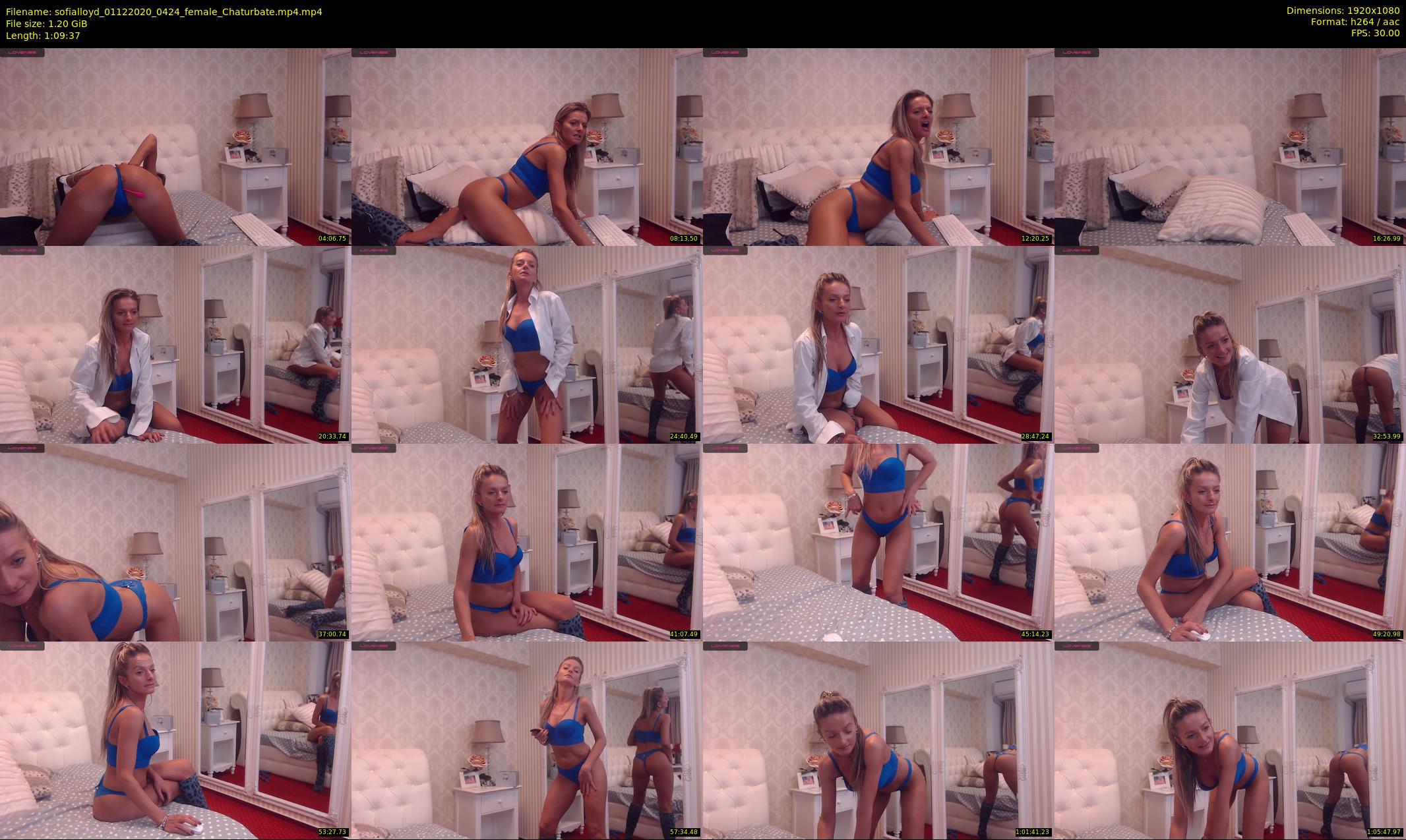sofialloyd — 70 minute Chaturbate female cam show recording, 1080p, Dec 1, 2020