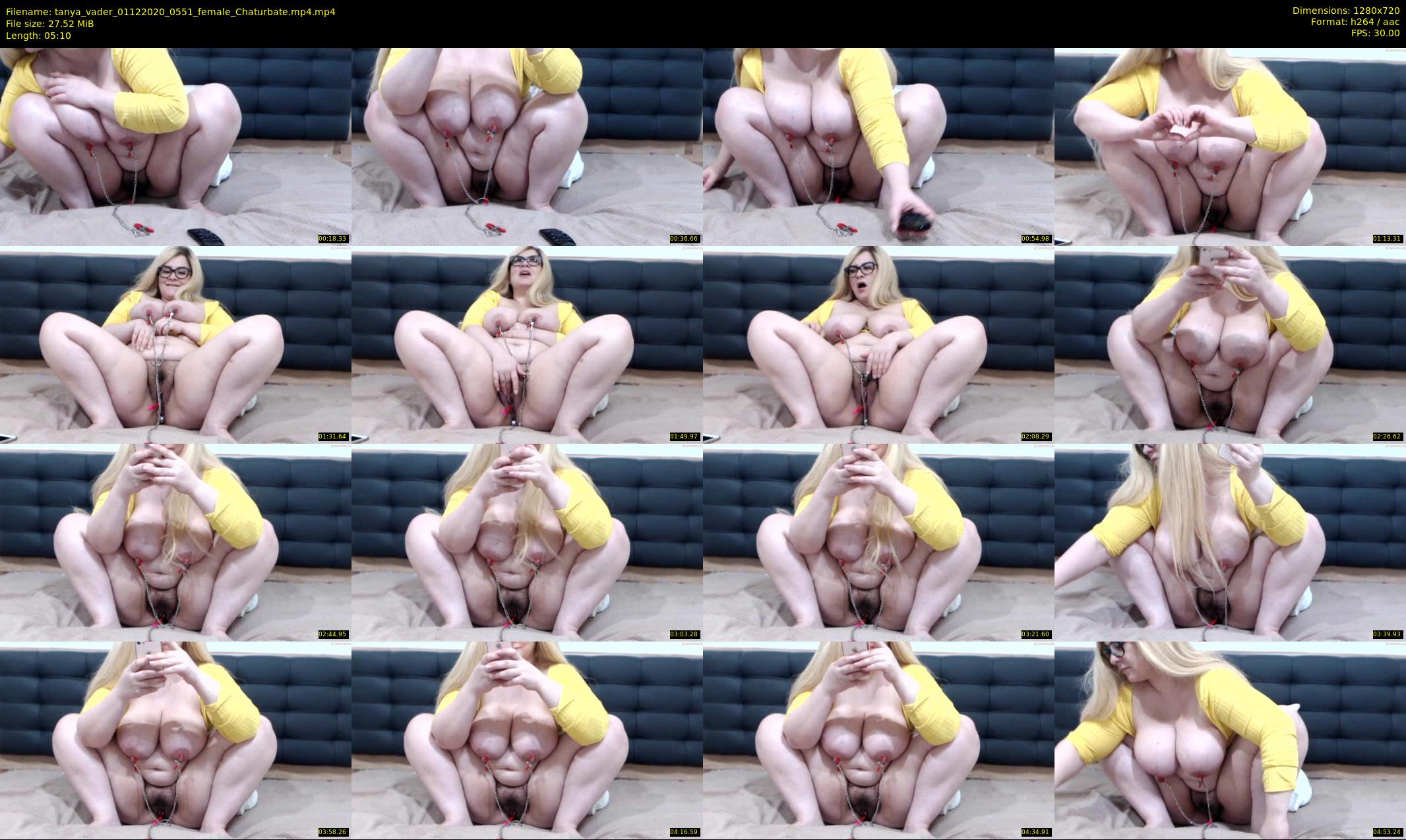 tanya_vader — 6 minute Chaturbate female cam show recording, 720p, Dec 1, 2020