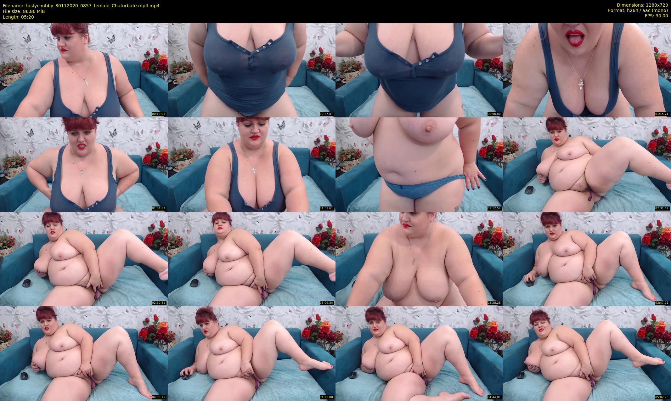 tastychubby — 6 minute Chaturbate female cam show recording, 720p, Nov 30, 2020