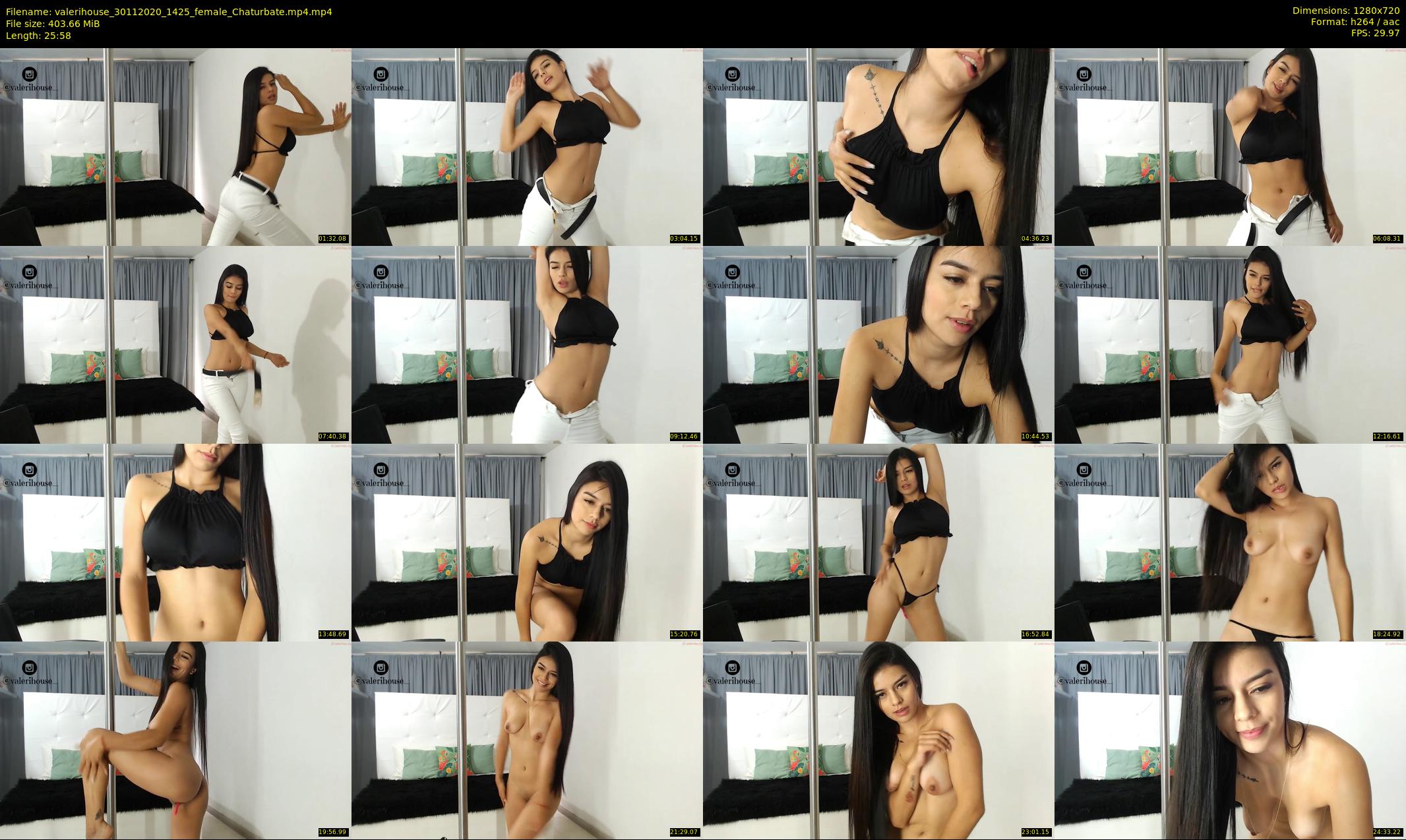 valerihouse — 26 minute Chaturbate female cam show recording, 720p, Nov 30, 2020