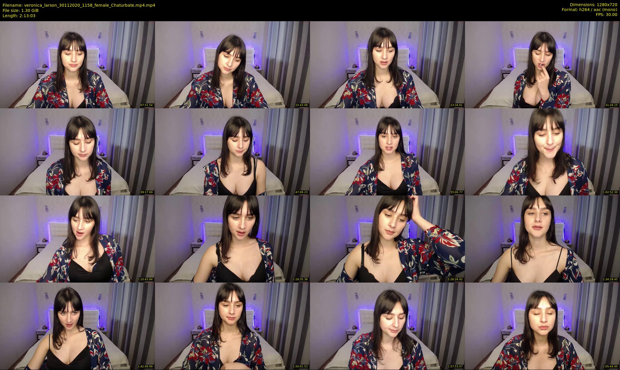 veronica_larson — 134 minute Chaturbate female cam show recording, 720p, Nov 30, 2020