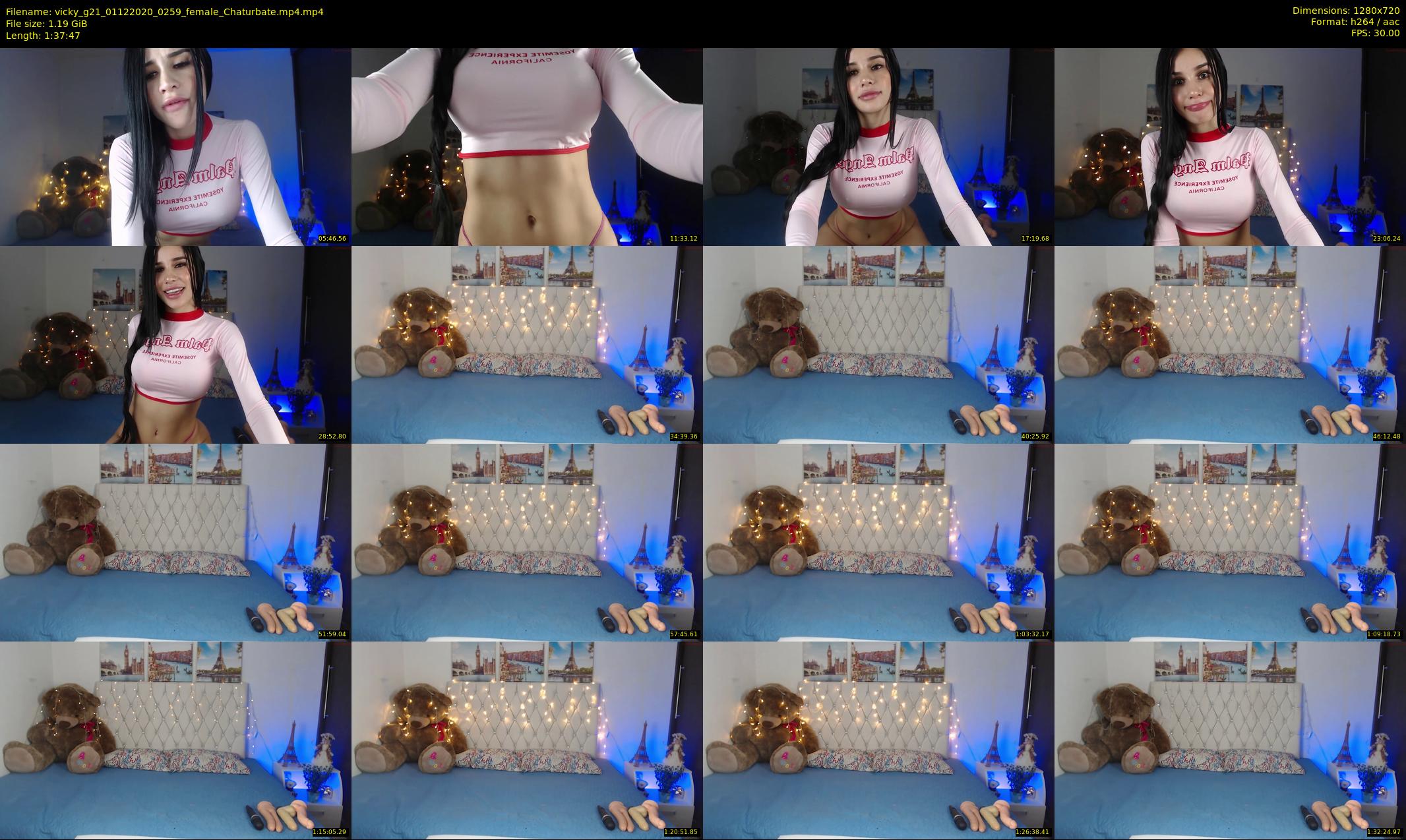 vicky_g21 — 98 minute Chaturbate female cam show recording, 720p, Dec 1, 2020