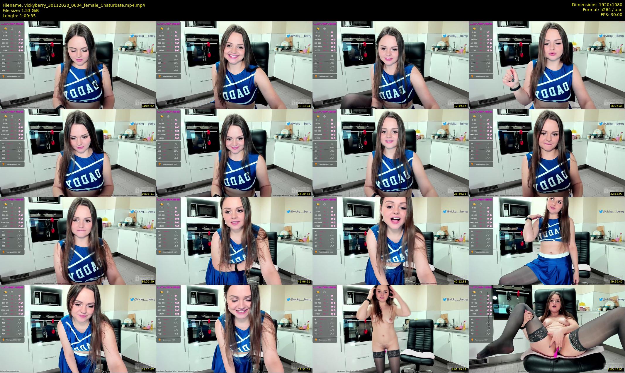 vickyberry — 70 minute Chaturbate female cam show recording, 1080p, Nov 30, 2020