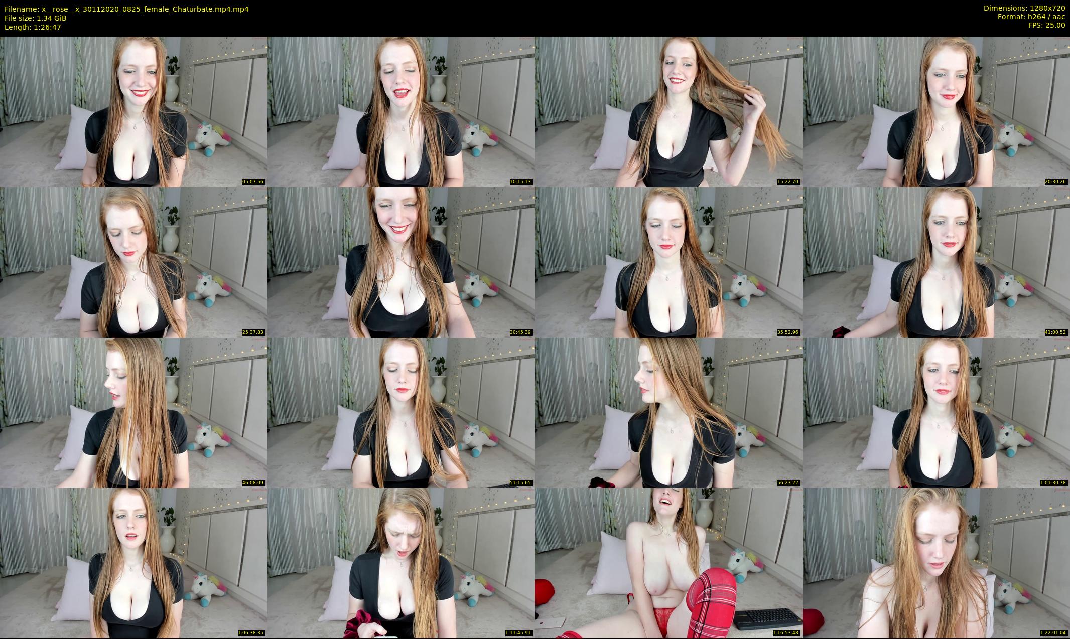 x__rose__x — 87 minute Chaturbate female cam show recording, 720p, Nov 30, 2020