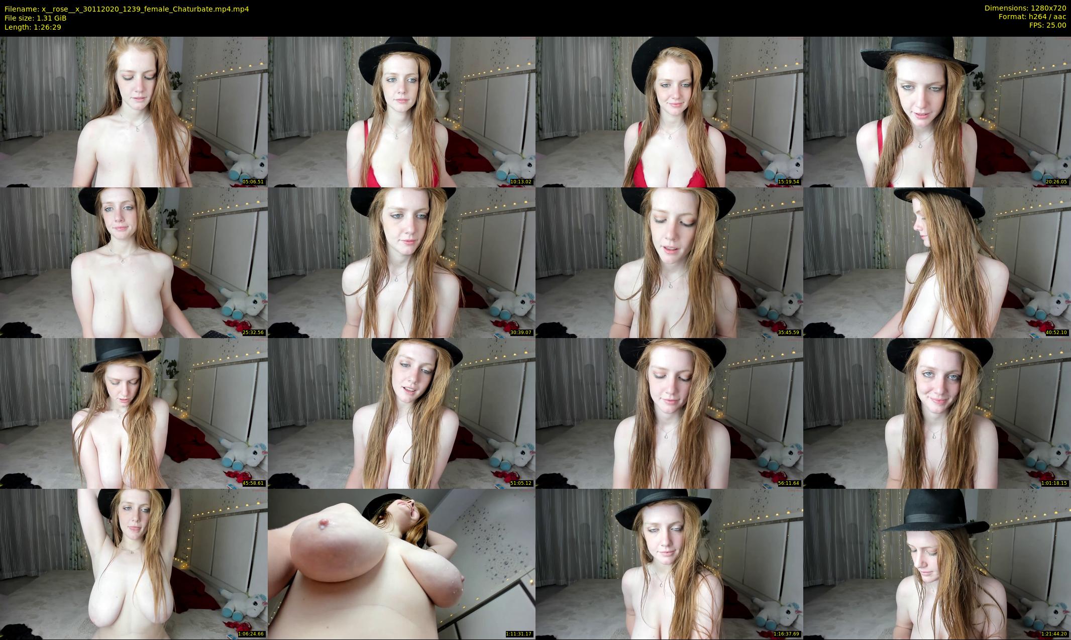 x__rose__x — 87 minute Chaturbate female cam show recording, 720p, Nov 30, 2020