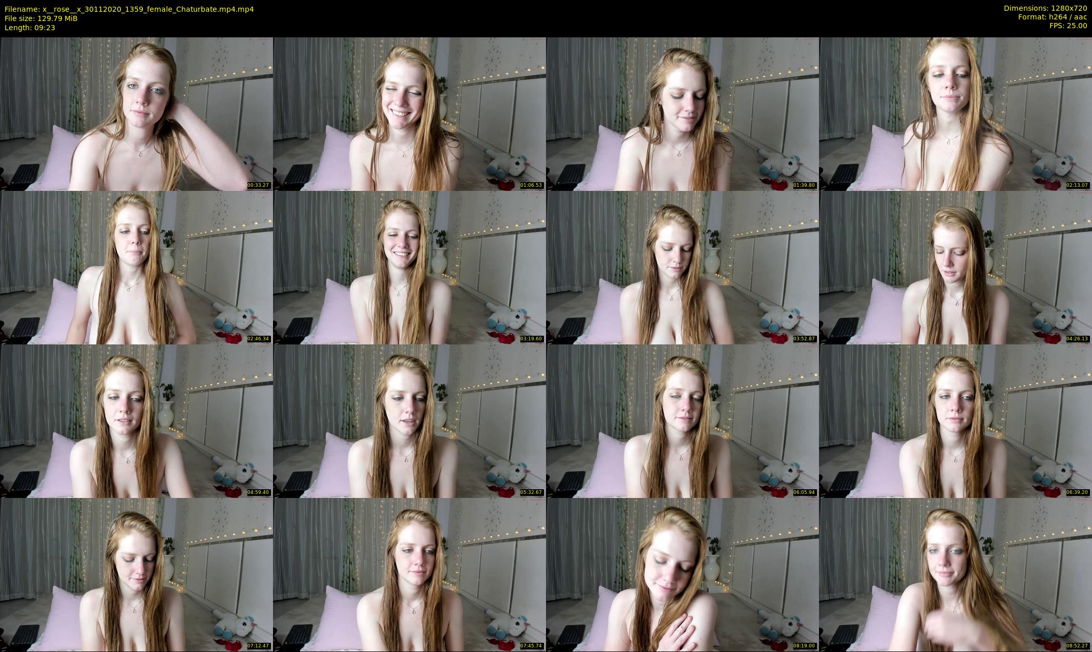 x__rose__x — 10 minute Chaturbate female cam show recording, 720p, Nov 30, 2020