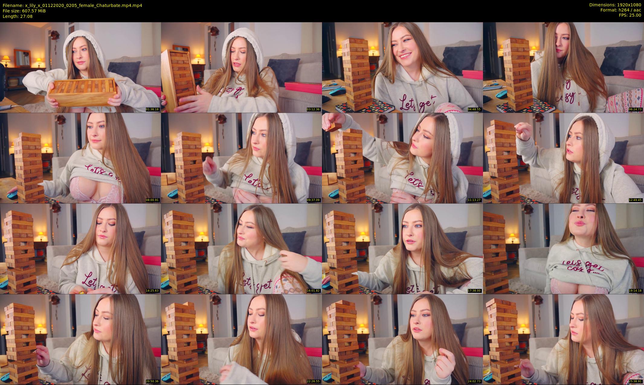 x_lily_x — 28 minute Chaturbate female cam show recording, 1080p, Dec 1, 2020