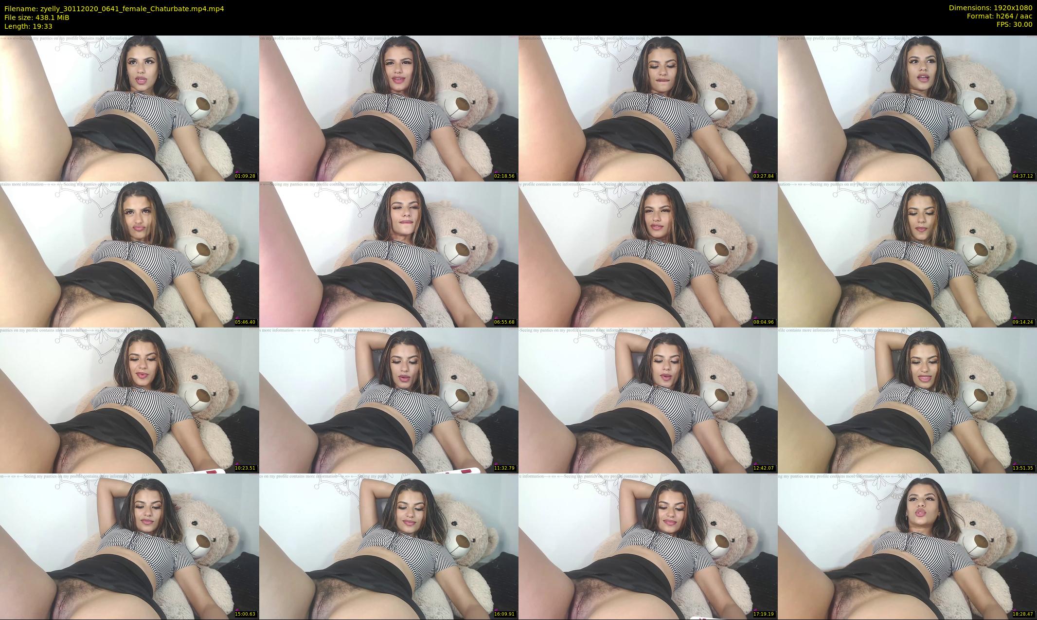 zyelly — 20 minute Chaturbate female cam show recording, 1080p, Nov 30, 2020