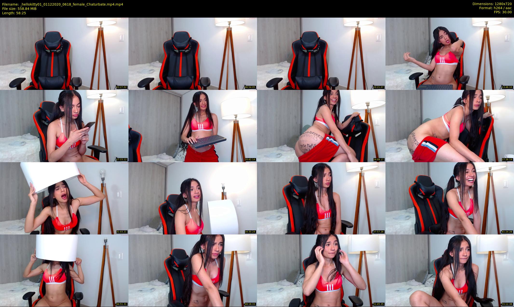 _hellokitty01 — 59 minute Chaturbate female cam show recording, 720p, Dec 1, 2020