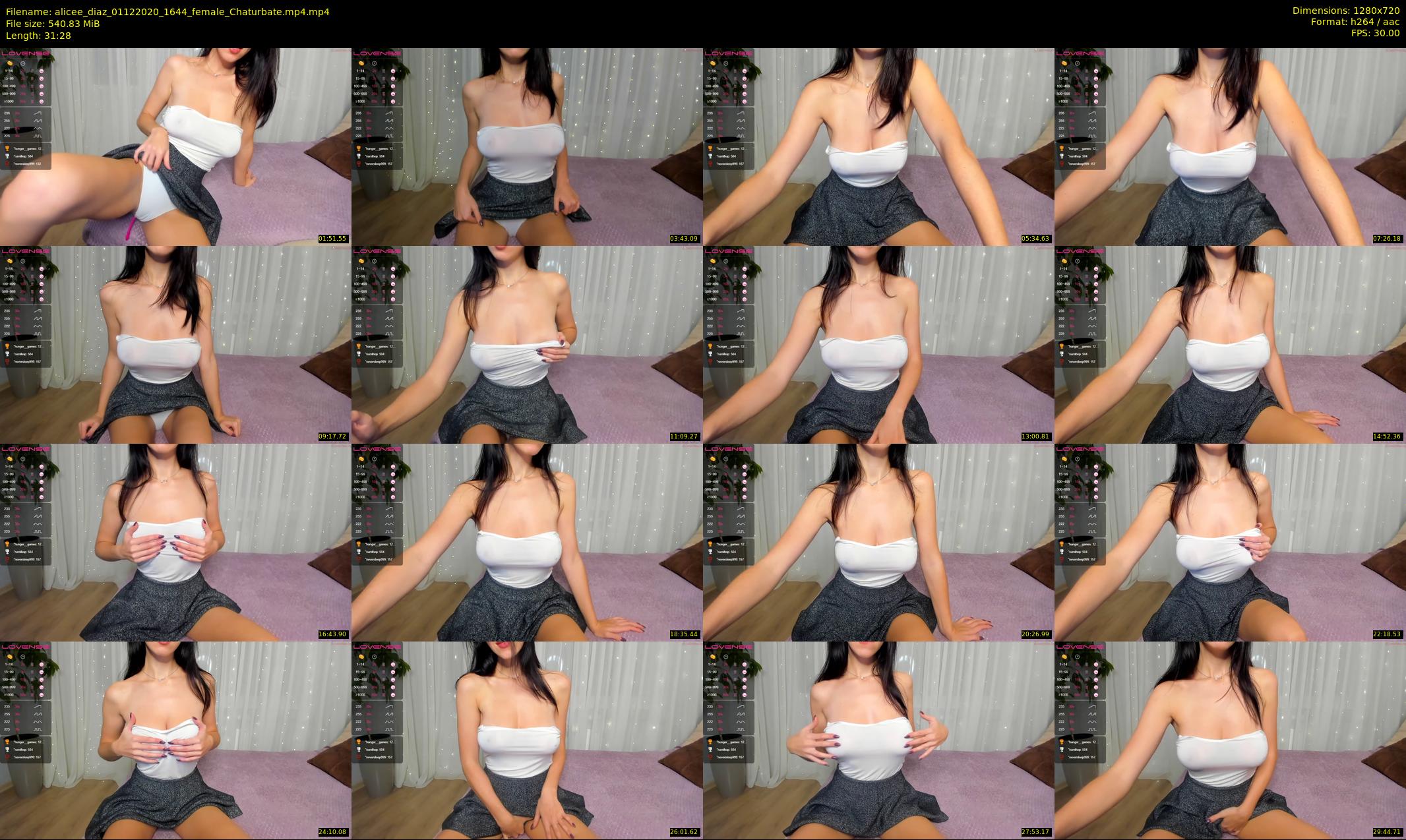 alicee_diaz — 32 minute Chaturbate female cam show recording, 720p, Dec 1, 2020