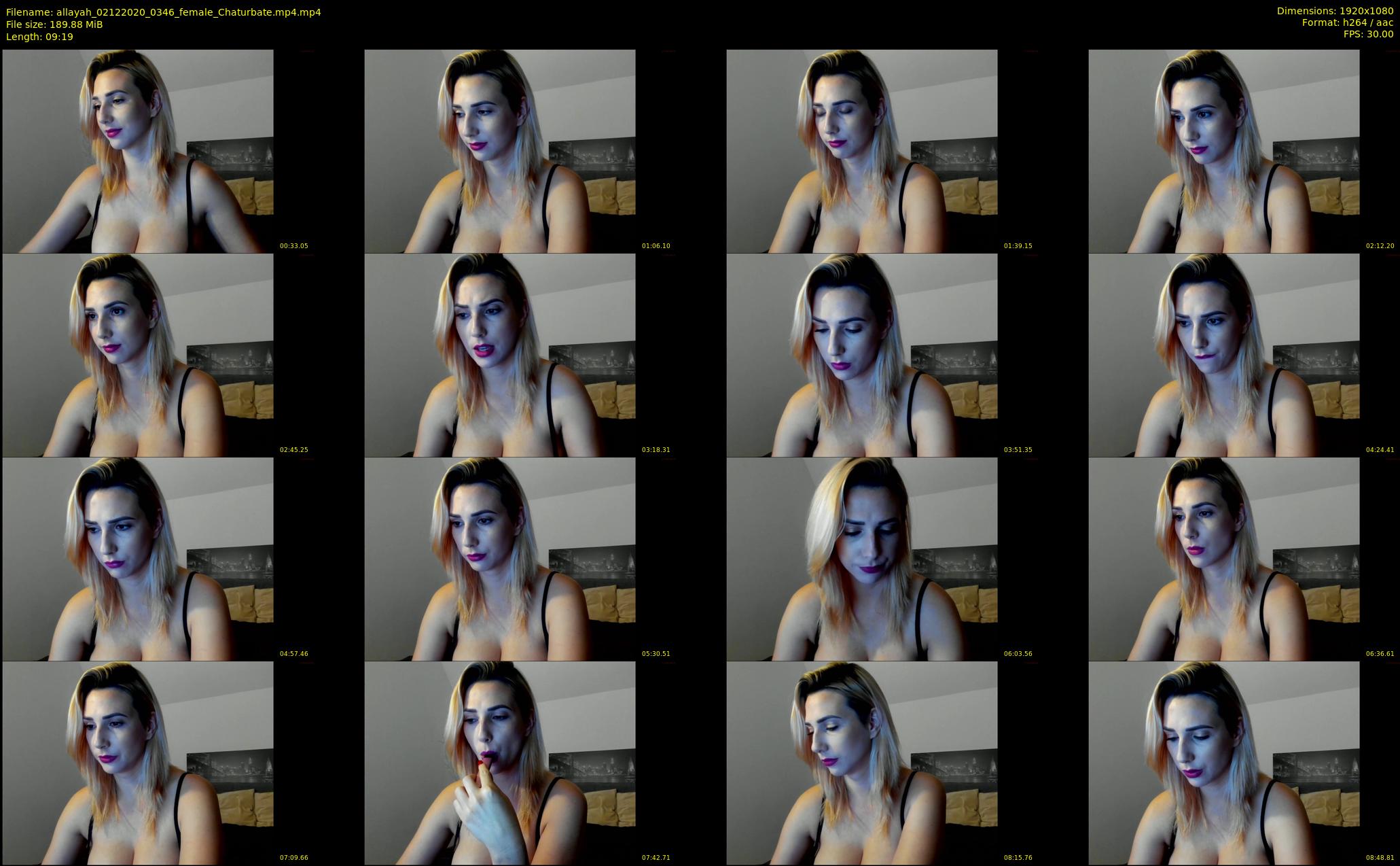 allayah — 10 minute Chaturbate female cam show recording, 1080p, Dec 2, 2020