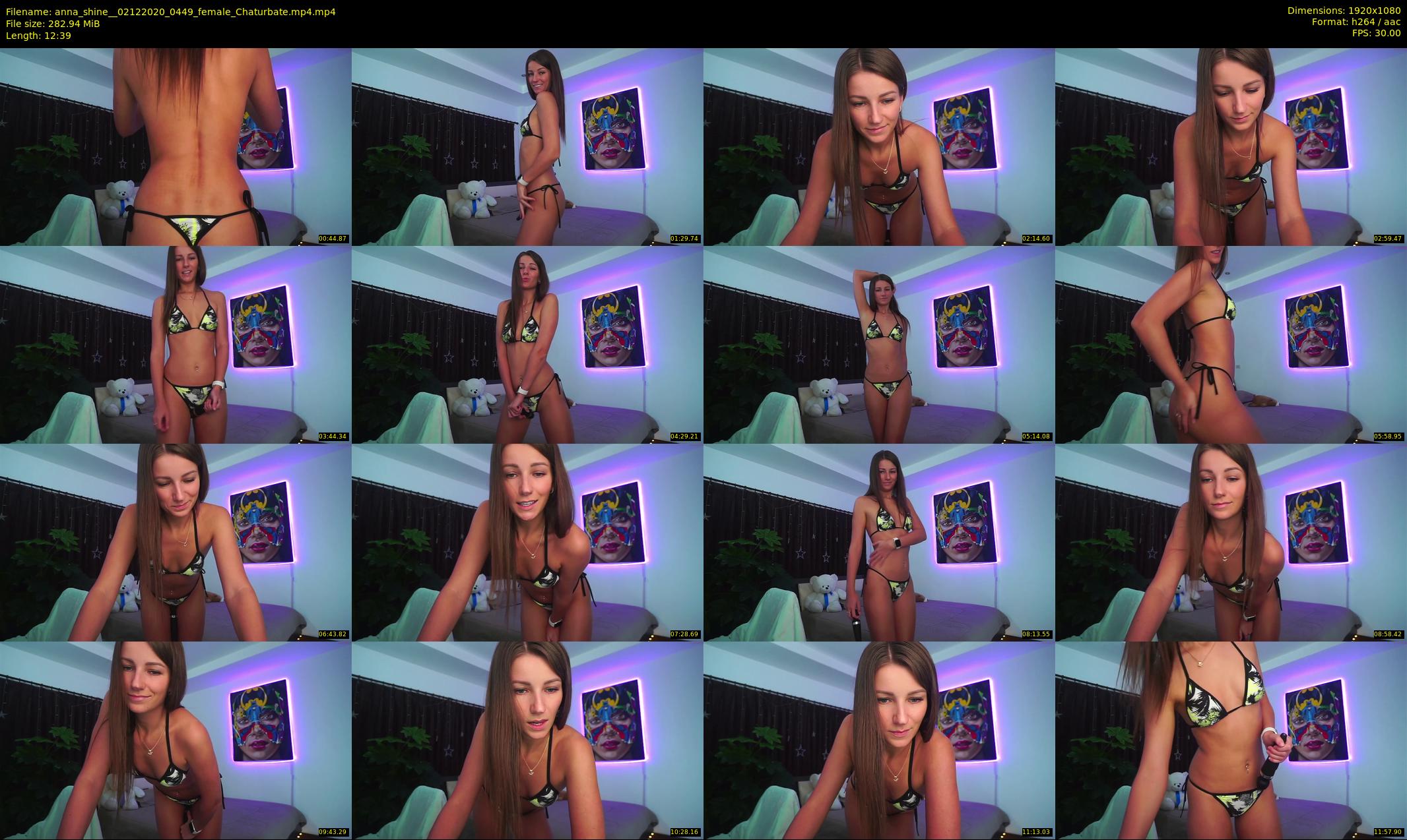 anna_shine_ — 13 minute Chaturbate female cam show recording, 1080p, Dec 2, 2020