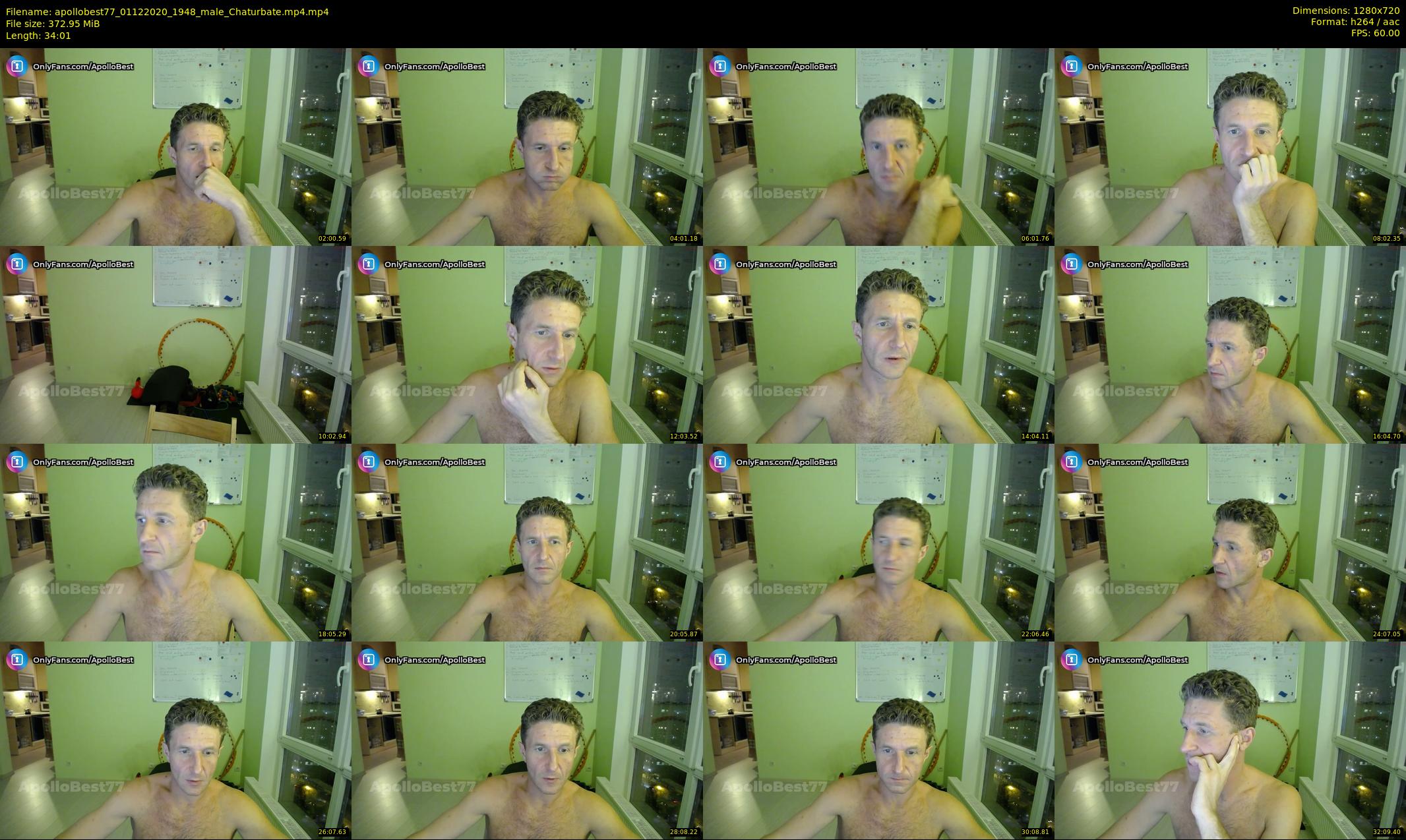 apollobest77 — 35 minute Chaturbate male cam show recording, 720p, Dec 1, 2020