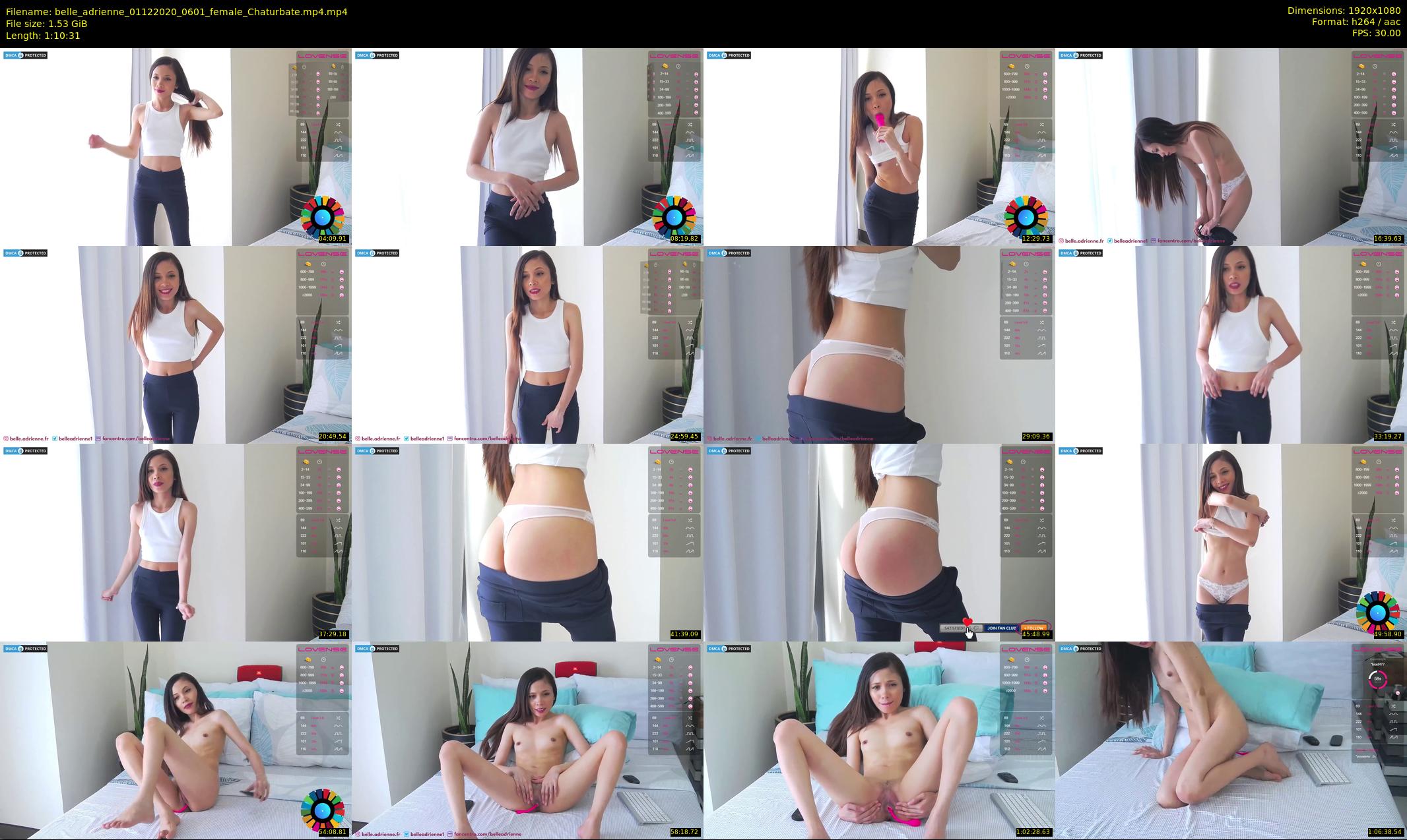 belle_adrienne — 71 minute Chaturbate couple cam show recording, 1080p, Dec 1, 2020