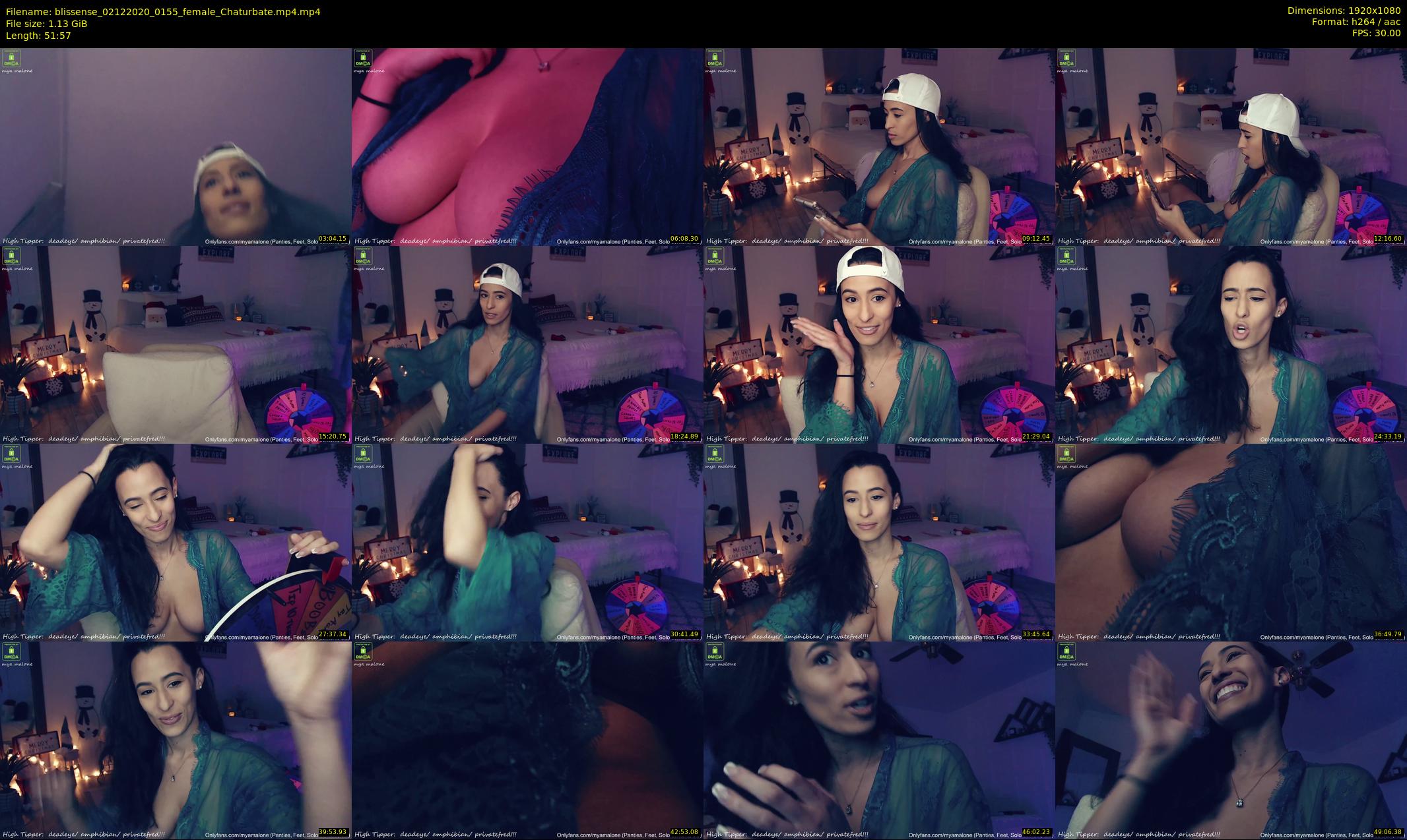 blissense — 52 minute Chaturbate female cam show recording, 1080p, Dec 2, 2020