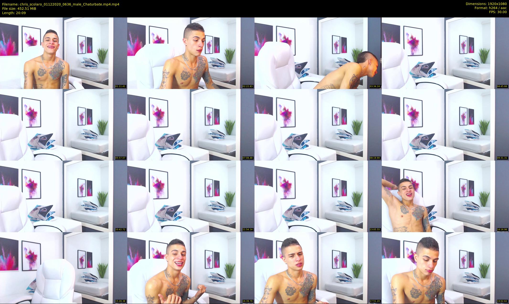 chris_scolaro — 21 minute Chaturbate male cam show recording, 1080p, Dec 1, 2020