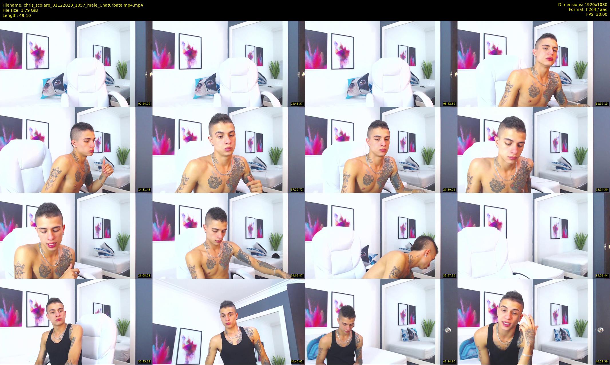 chris_scolaro — 50 minute Chaturbate male cam show recording, 1080p, Dec 1, 2020