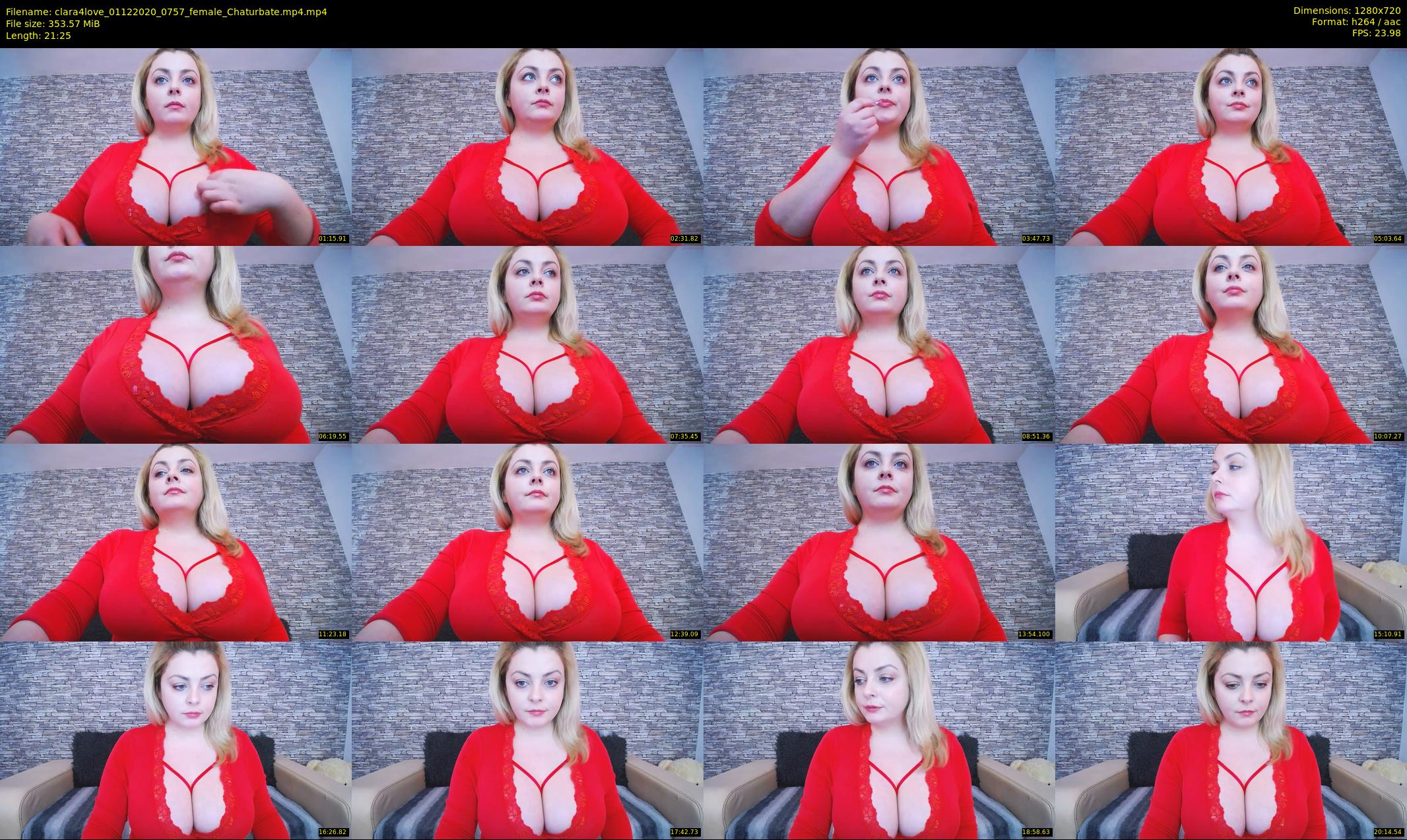 clara4love — 22 minute Chaturbate female cam show recording, 720p, Dec 1, 2020