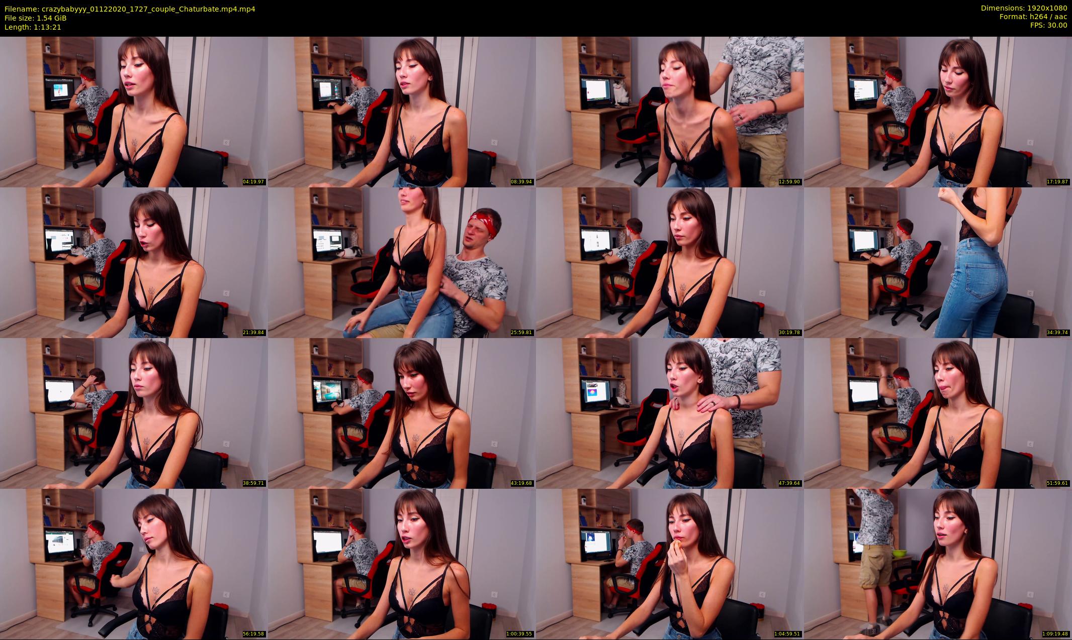 crazybabyyy — 74 minute Chaturbate couple cam show recording, 1080p, Dec 1, 2020