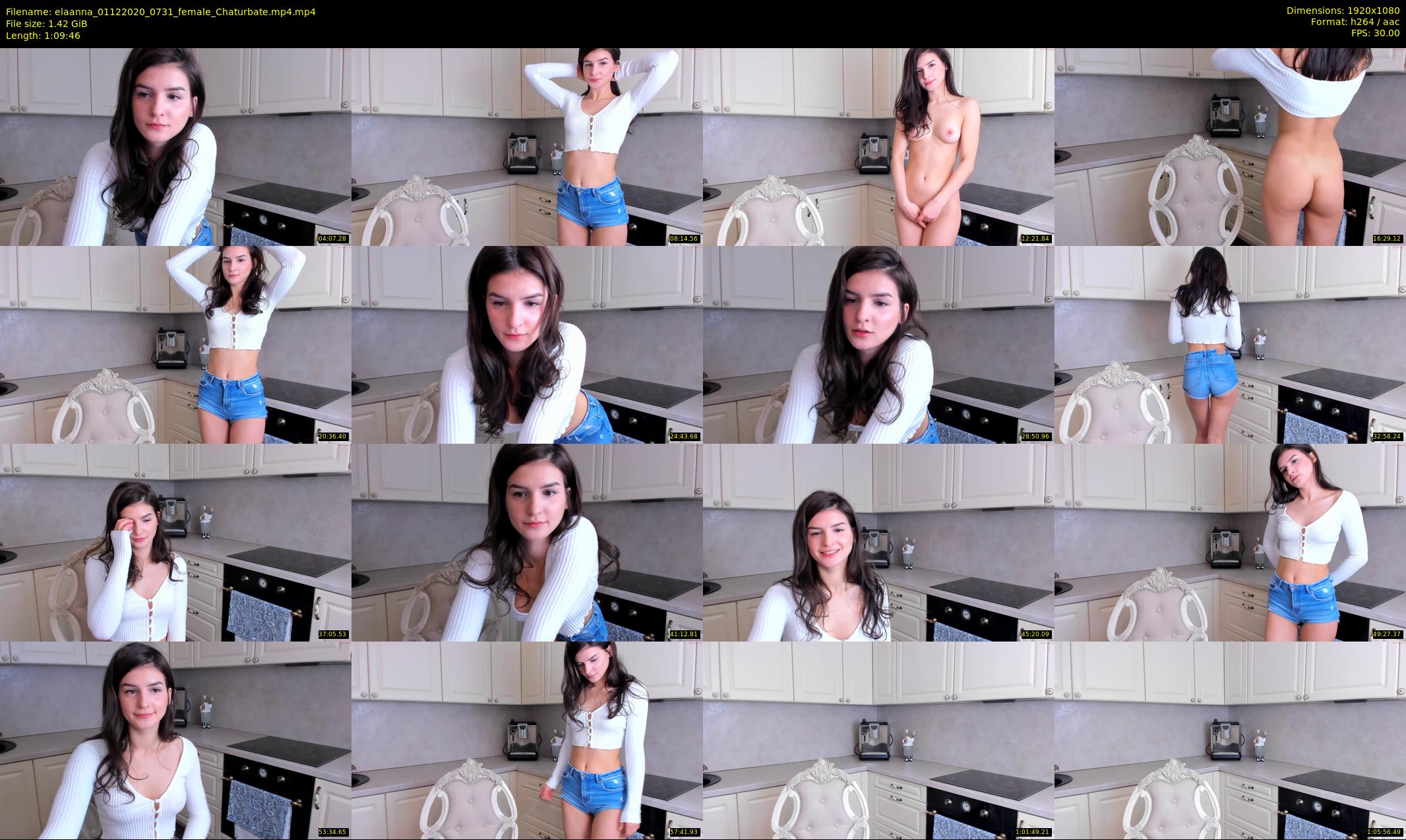 elaanna — 70 minute Chaturbate female cam show recording, 1080p, Dec 1, 2020