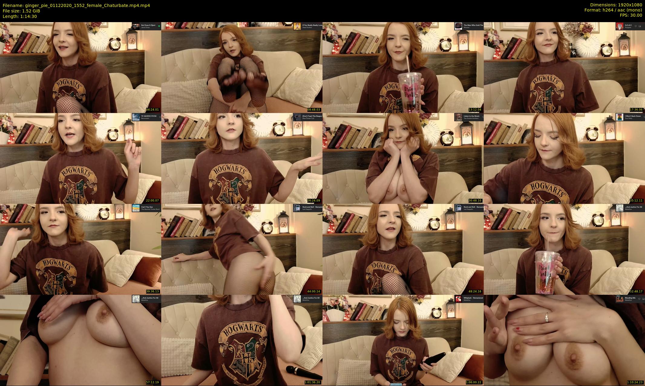 ginger_pie — 75 minute Chaturbate female cam show recording, 1080p, Dec 1, 2020