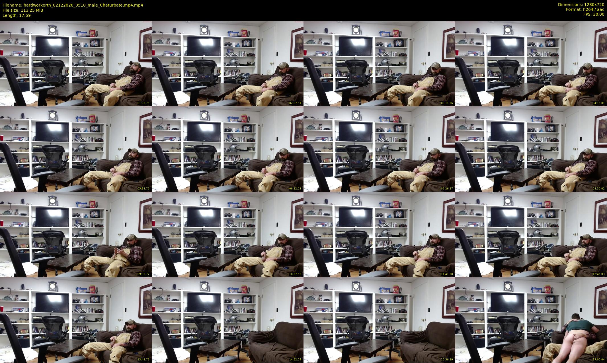 hardworkertn — 18 minute Chaturbate male cam show recording, 720p, Dec 2, 2020