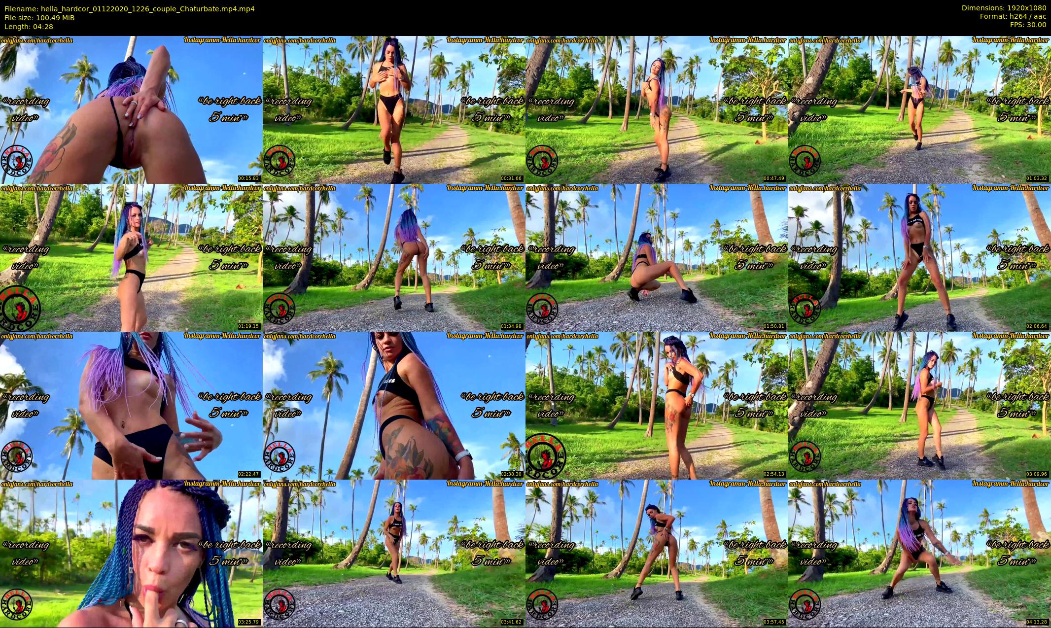 hella_hardcor — 5 minute Chaturbate female cam show recording, 1080p, Dec 1, 2020