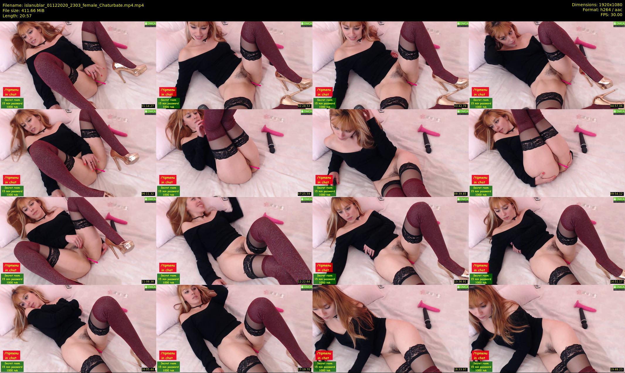 islanublar — 21 minute Chaturbate female cam show recording, 1080p, Dec 1, 2020