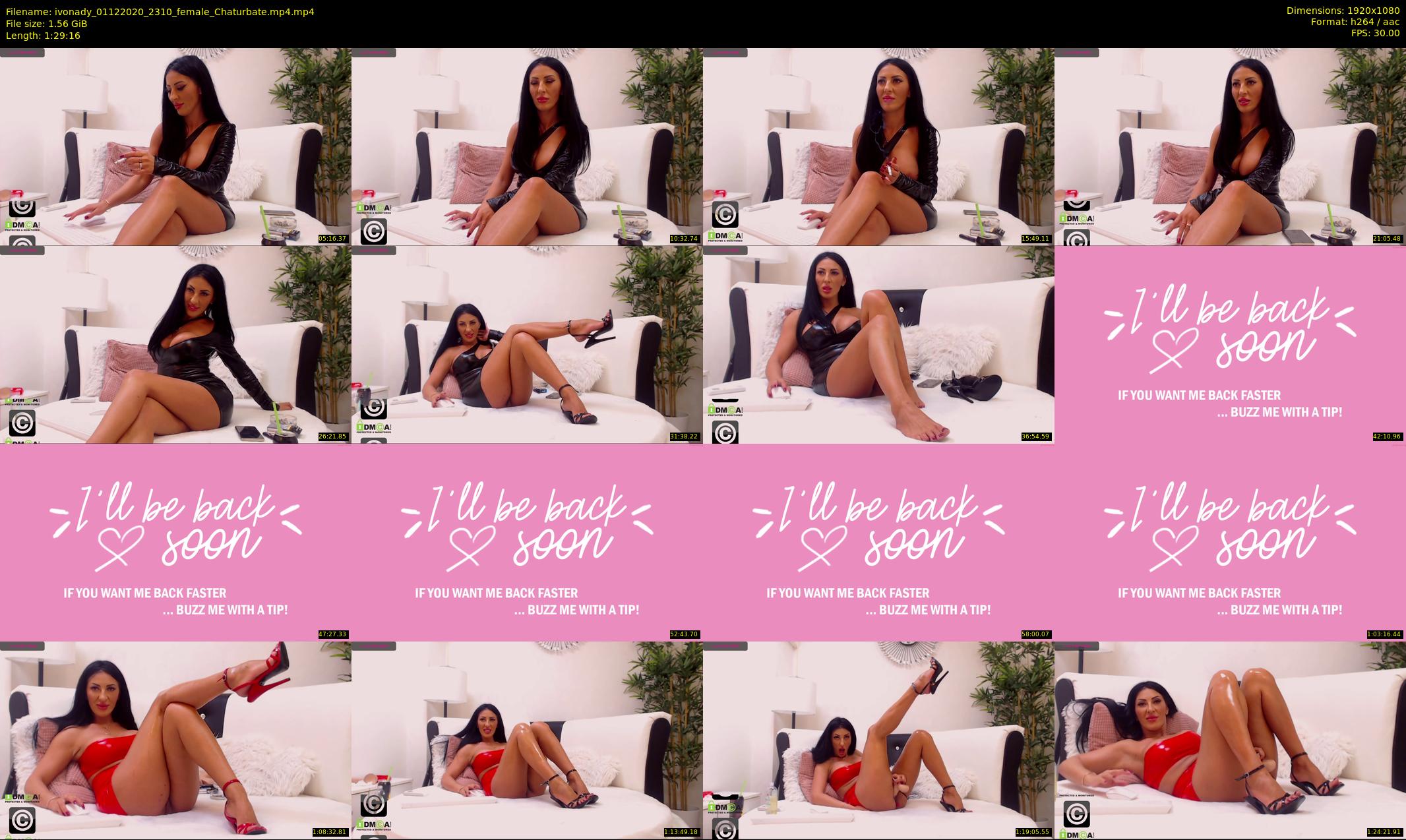 ivonady — 90 minute Chaturbate female cam show recording, 1080p, Dec 1, 2020