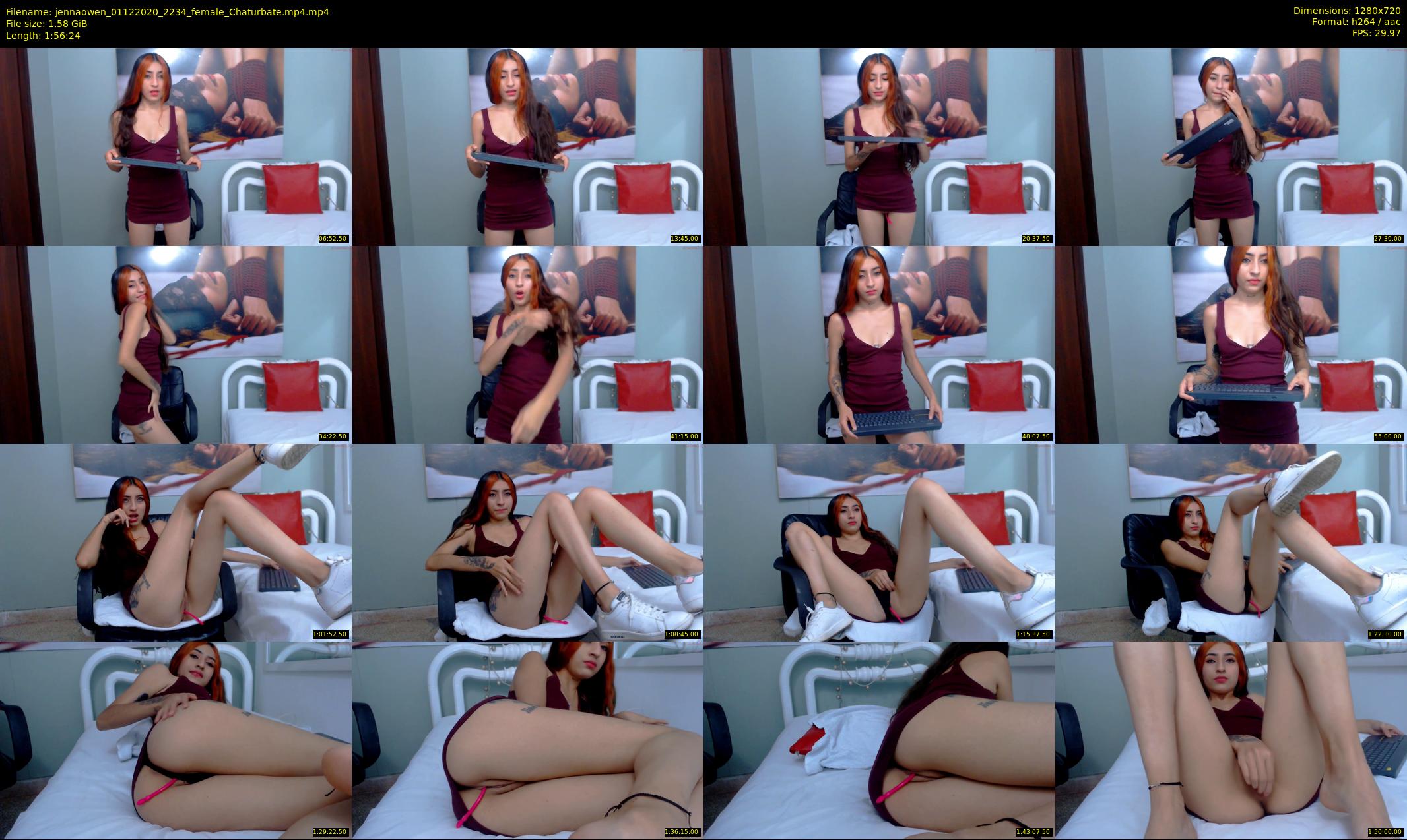 jennaowen — 117 minute Chaturbate female cam show recording, 720p, Dec 1, 2020