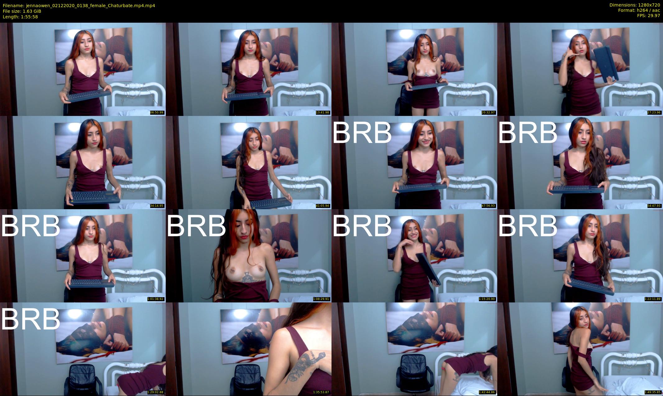 jennaowen — 116 minute Chaturbate female cam show recording, 720p, Dec 2, 2020