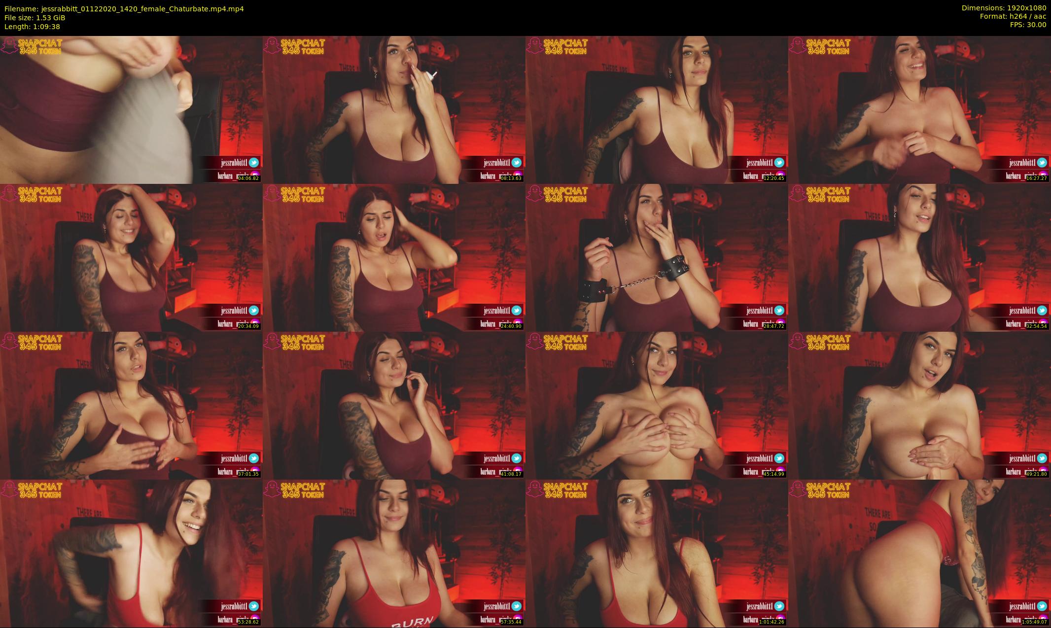 jessrabbitt — 70 minute Chaturbate female cam show recording, 1080p, Dec 1, 2020