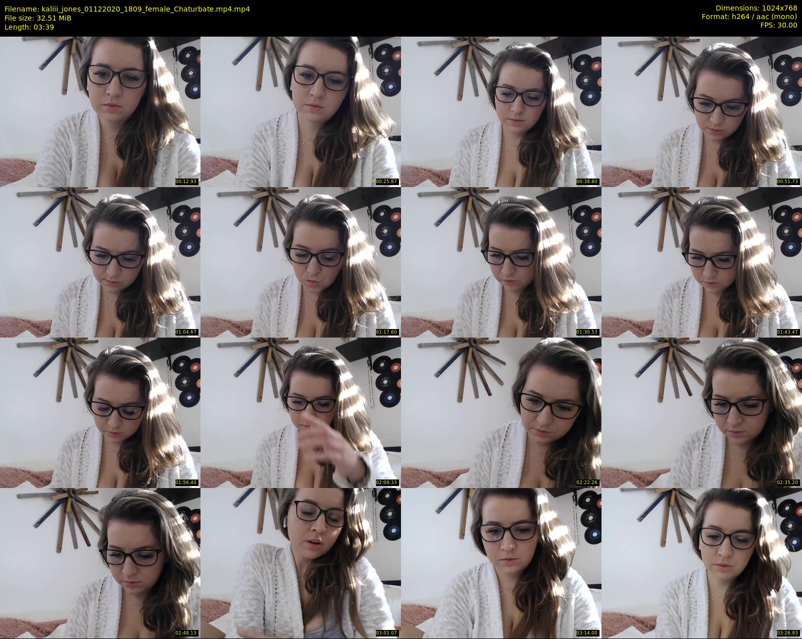 kaliii_jones — 4 minute Chaturbate female cam show recording, 720p, Dec 1, 2020
