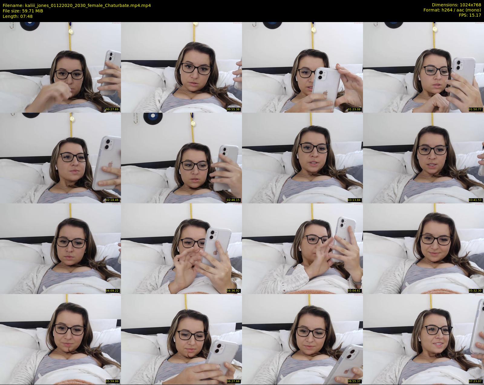 kaliii_jones — 8 minute Chaturbate female cam show recording, 720p, Dec 1, 2020