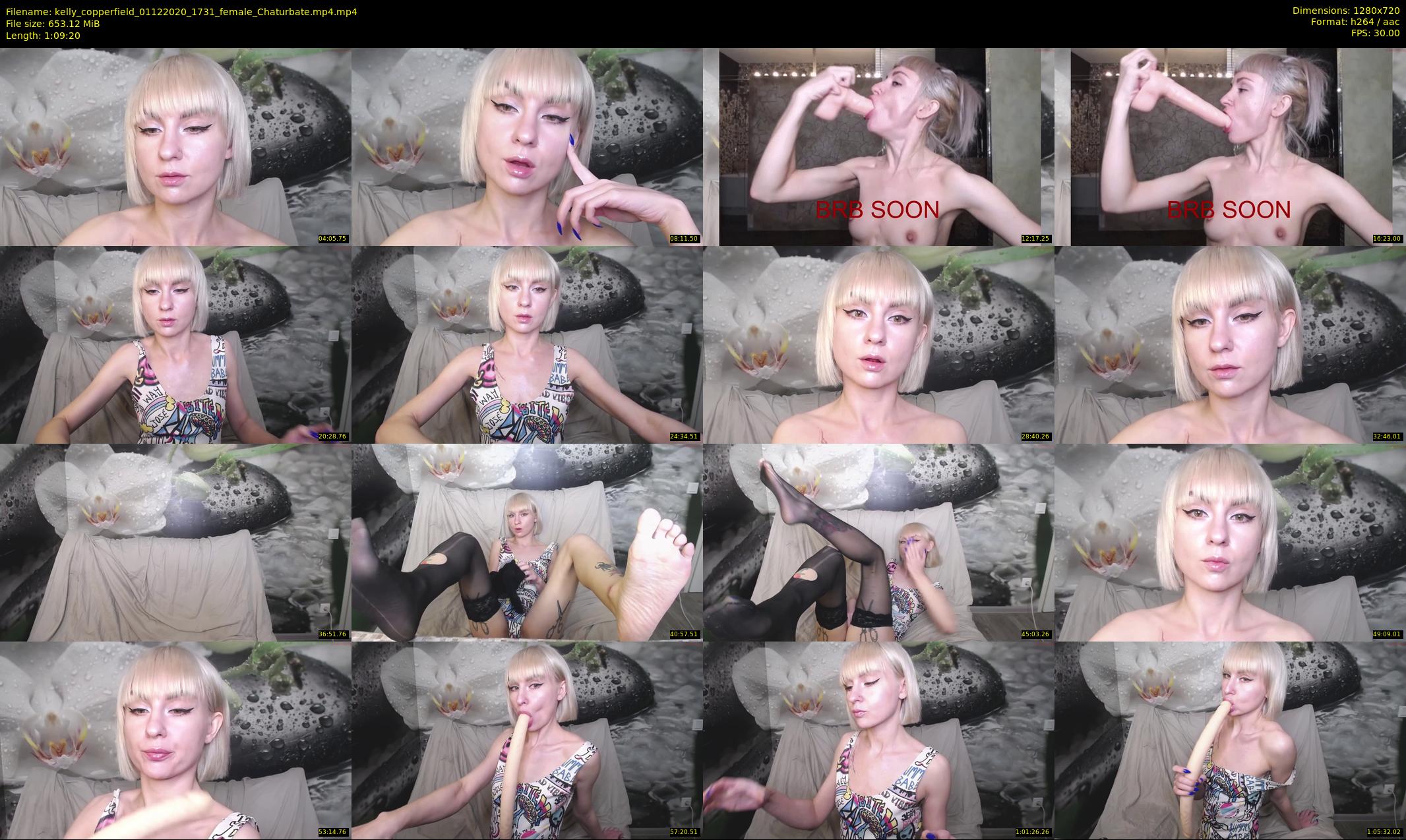 kelly_copperfield — 70 minute Chaturbate female cam show recording, 720p, Dec 1, 2020