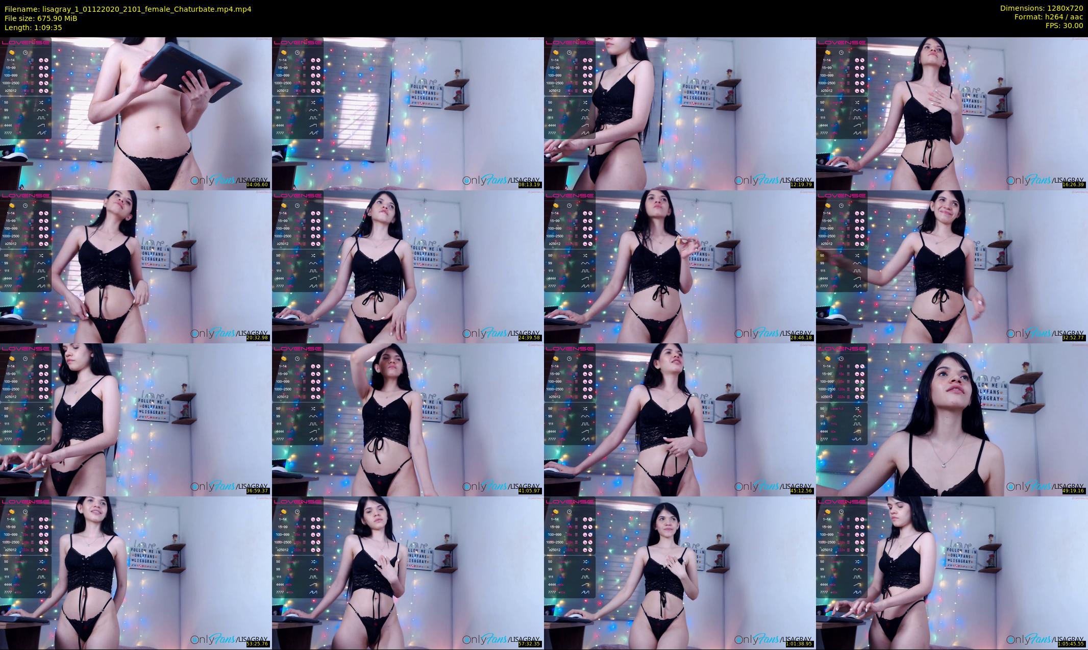 lisagray_1 — 70 minute Chaturbate female cam show recording, 720p, Dec 1, 2020