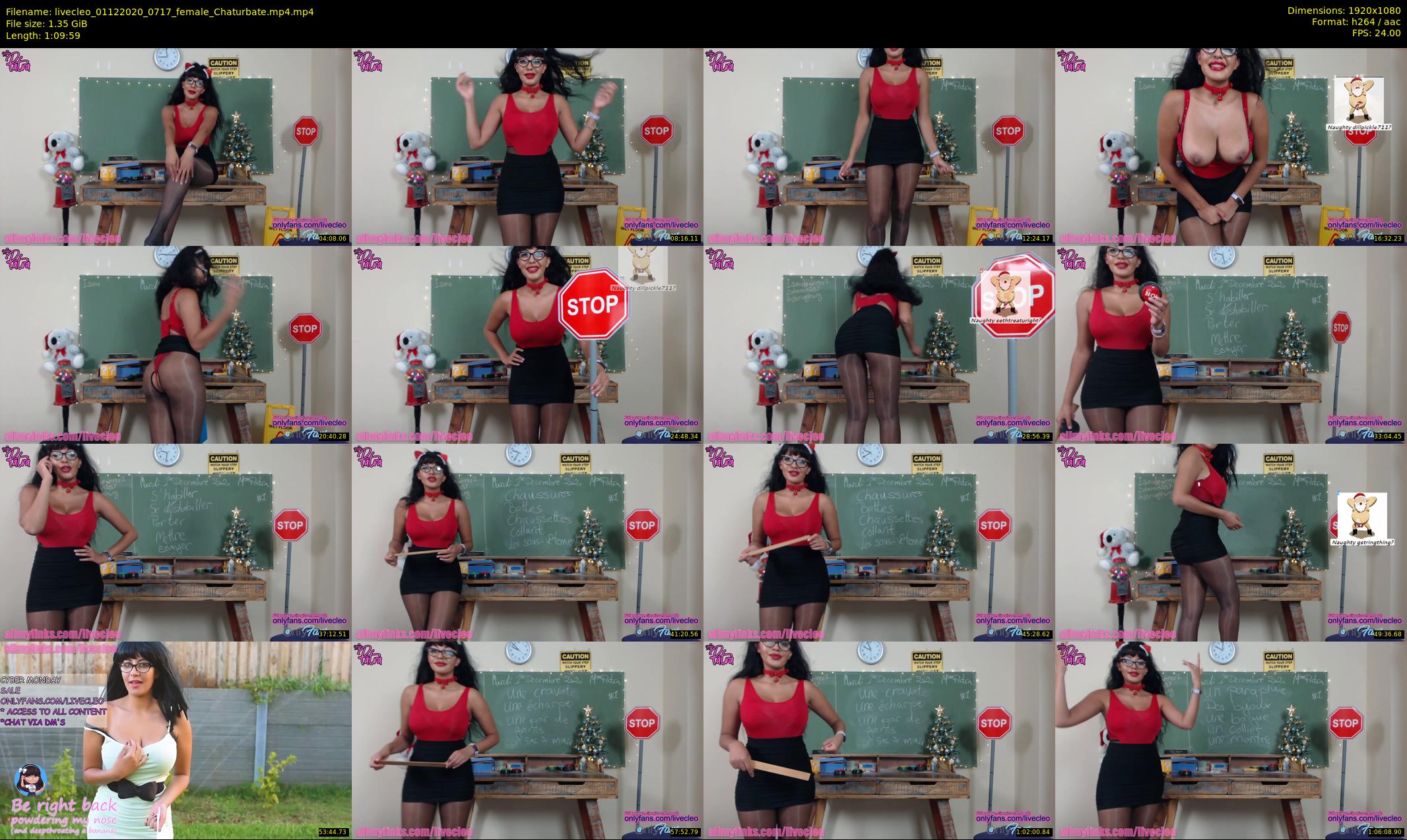 livecleo — 70 minute Chaturbate female cam show recording, 1080p, Dec 1, 2020