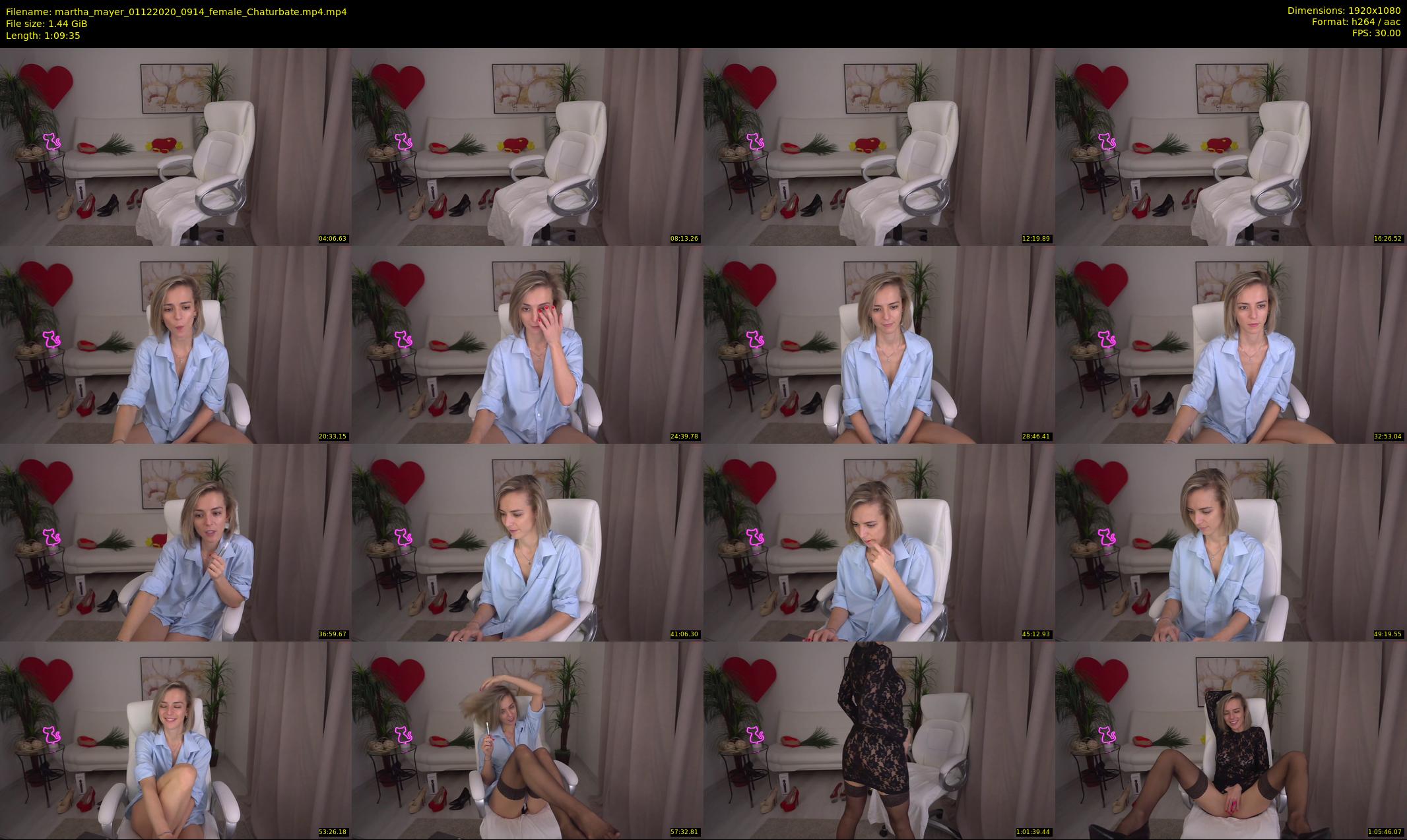 martha_mayer — 70 minute Chaturbate female cam show recording, 1080p, Dec 1, 2020