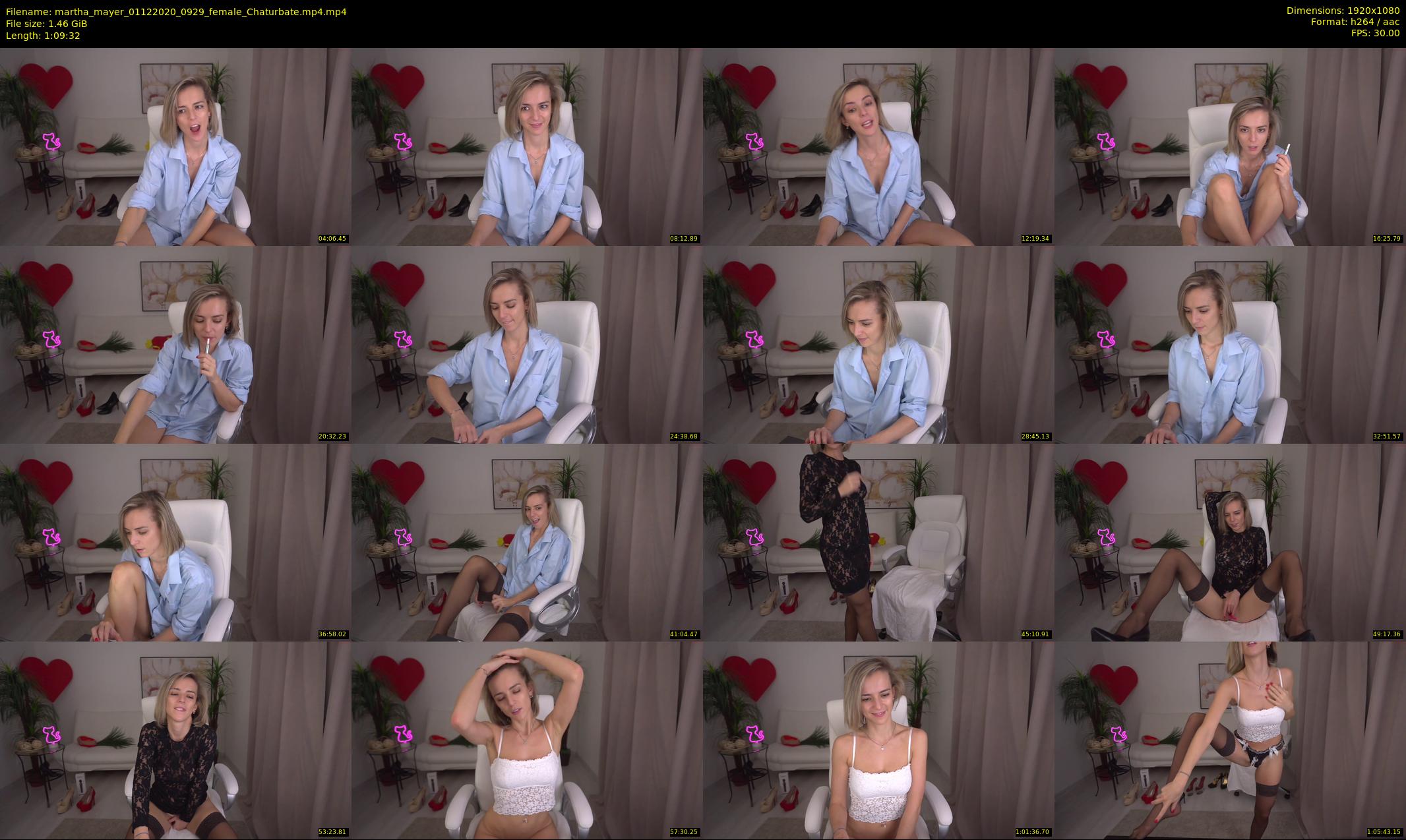 martha_mayer — 70 minute Chaturbate female cam show recording, 1080p, Dec 1, 2020