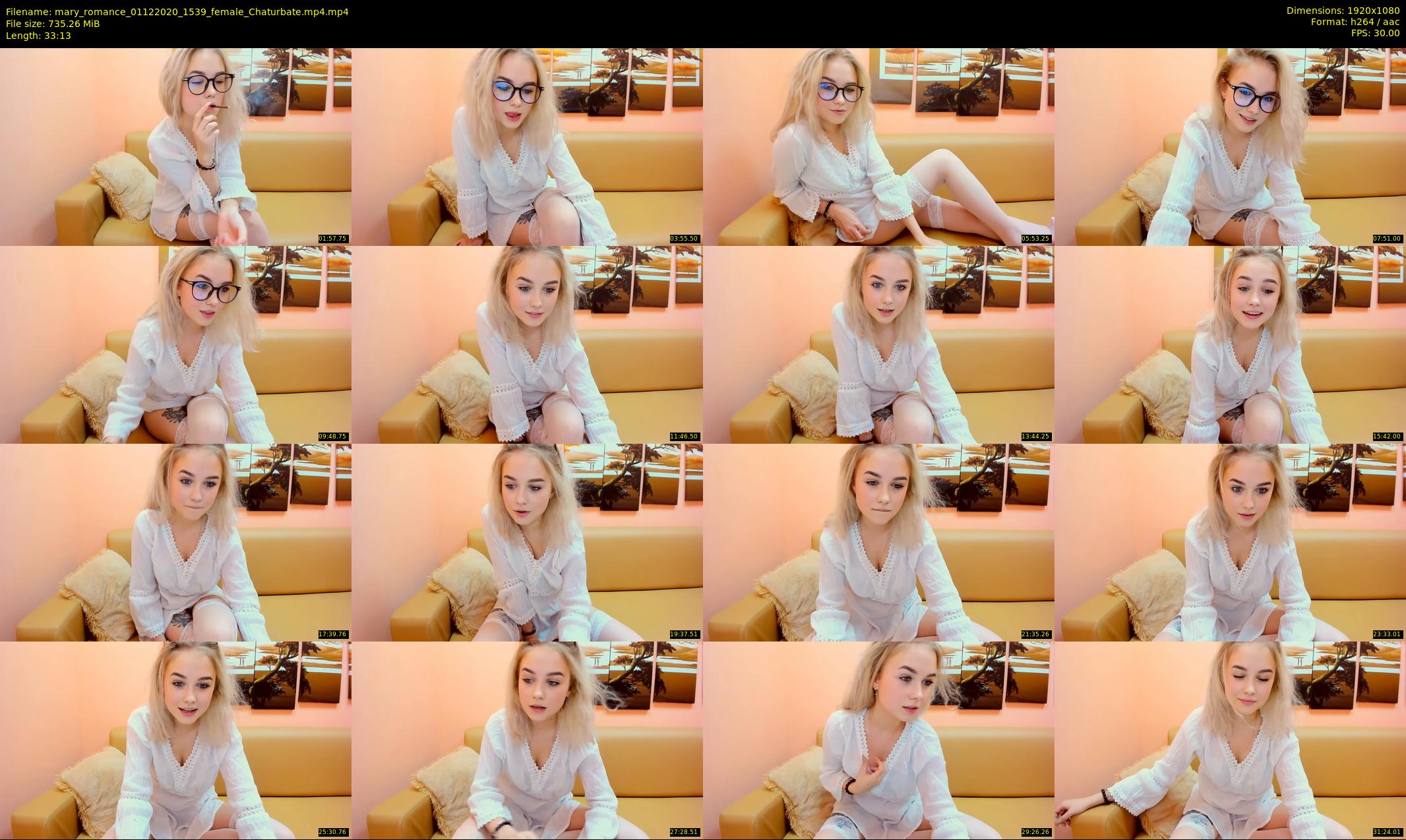 mary_romance — 34 minute Chaturbate female cam show recording, 1080p, Dec 1, 2020