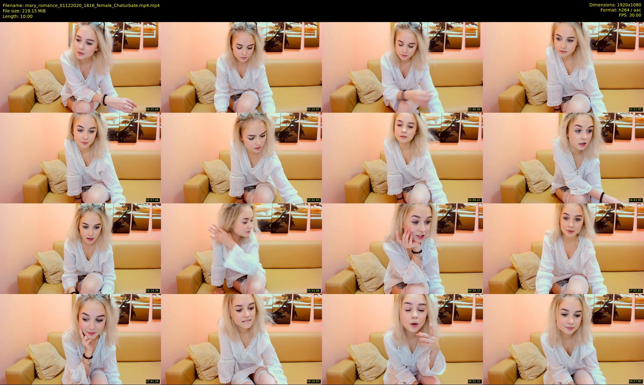 mary_romance — 10 minute Chaturbate female cam show recording, 1080p, Dec 1, 2020