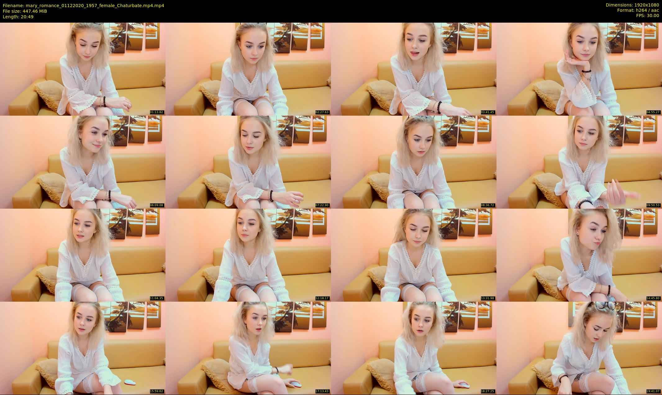 mary_romance — 21 minute Chaturbate female cam show recording, 1080p, Dec 1, 2020