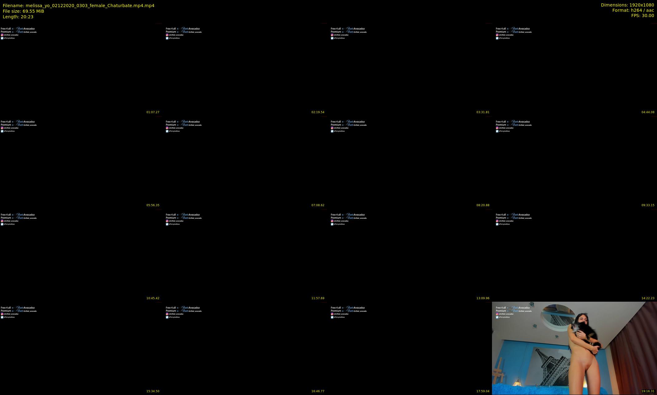 melissa_yo — 21 minute Chaturbate female cam show recording, 1080p, Dec 2, 2020