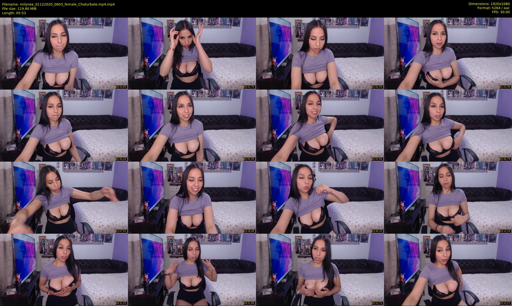 milynee — 6 minute Chaturbate female cam show recording, 1080p, Dec 1, 2020