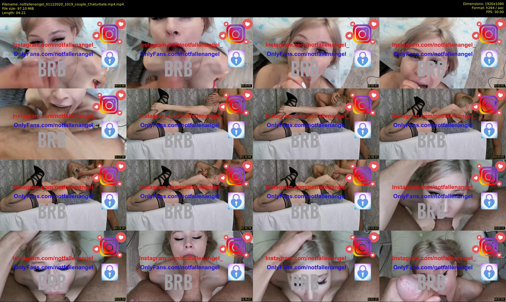 notfallenangel — 5 minute Chaturbate couple cam show recording, 1080p, Dec 1, 2020