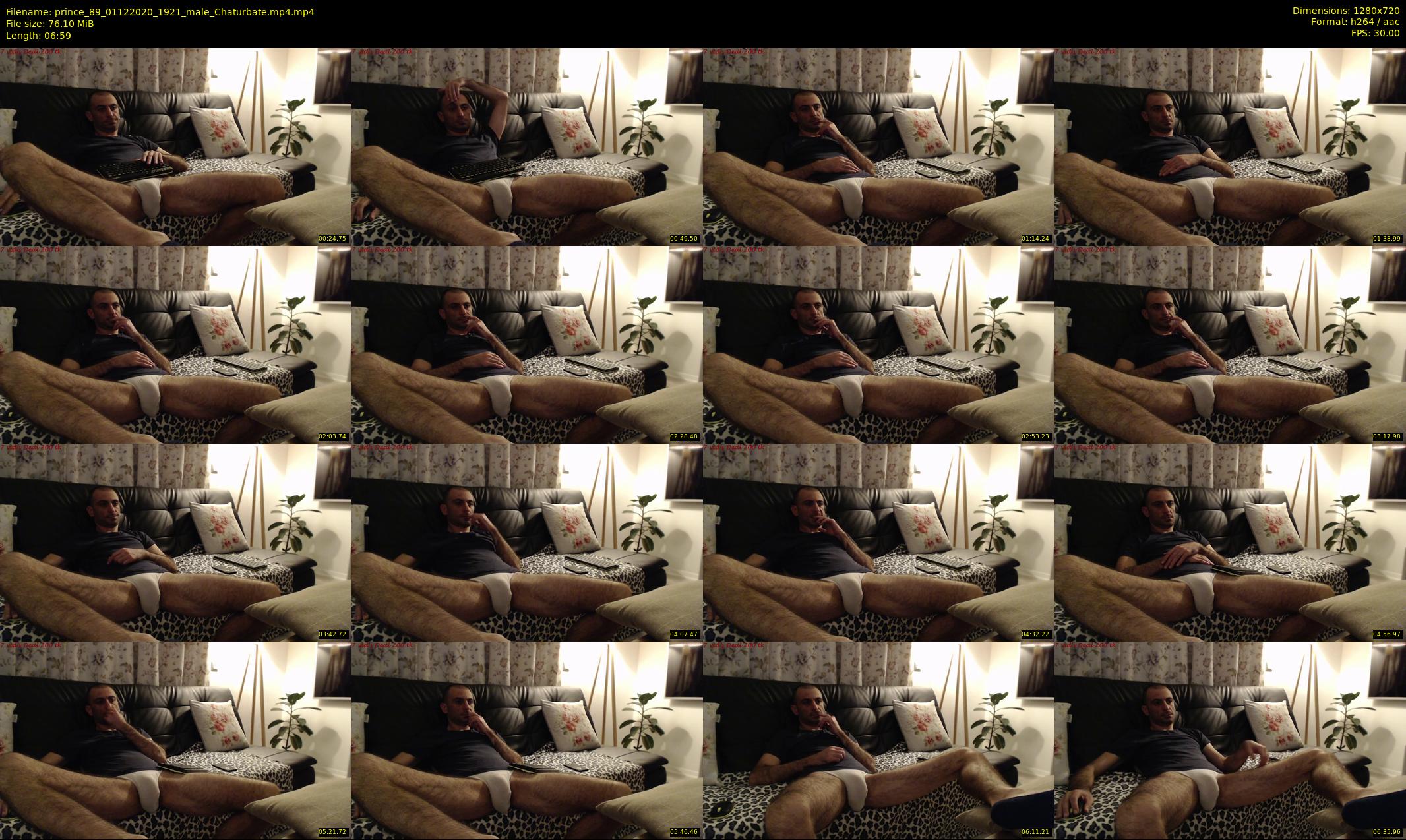 prince_89 — 7 minute Chaturbate male cam show recording, 720p, Dec 1, 2020