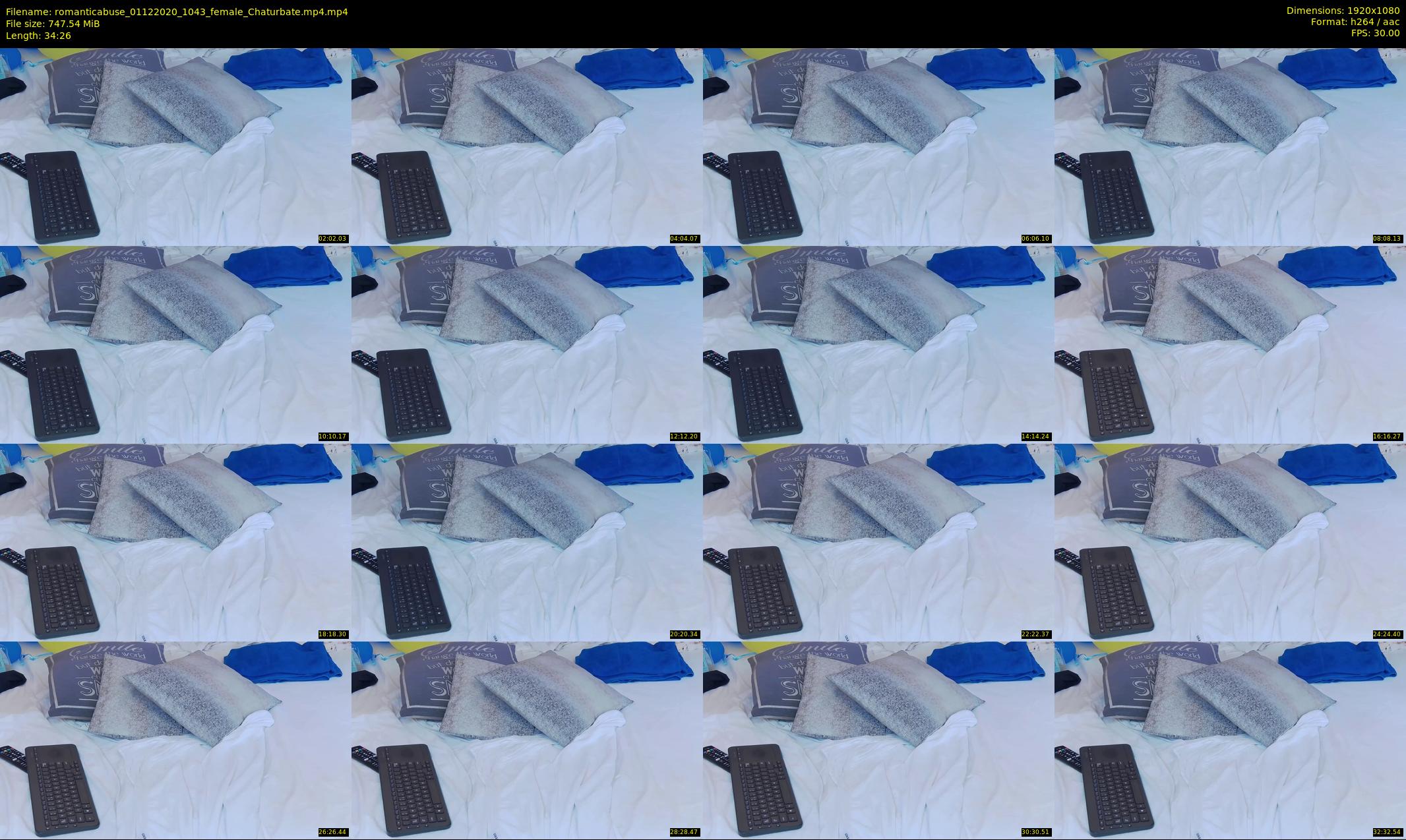romanticabuse — 35 minute Chaturbate female cam show recording, 1080p, Dec 1, 2020