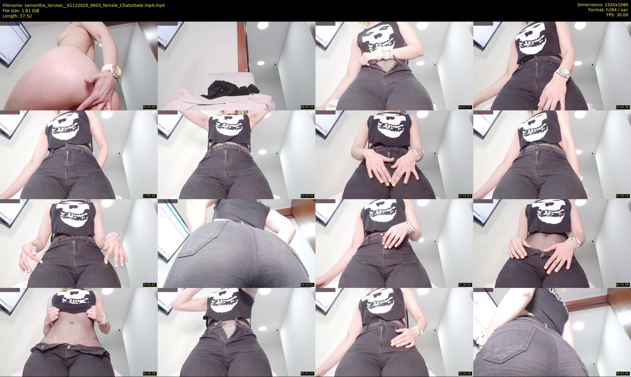 samantha_larusso_ — 58 minute Chaturbate couple cam show recording, 1080p, Dec 1, 2020